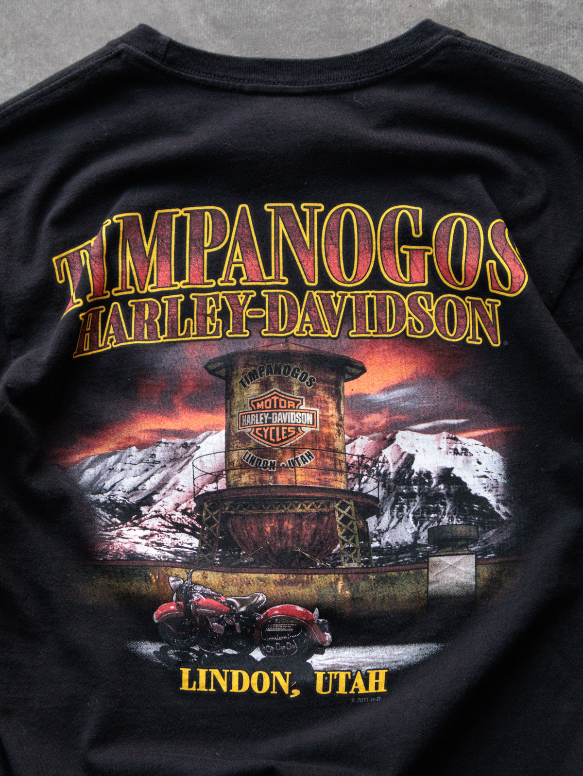 Vintage Black Harley-Davidson Lindon Utah Tee (-)