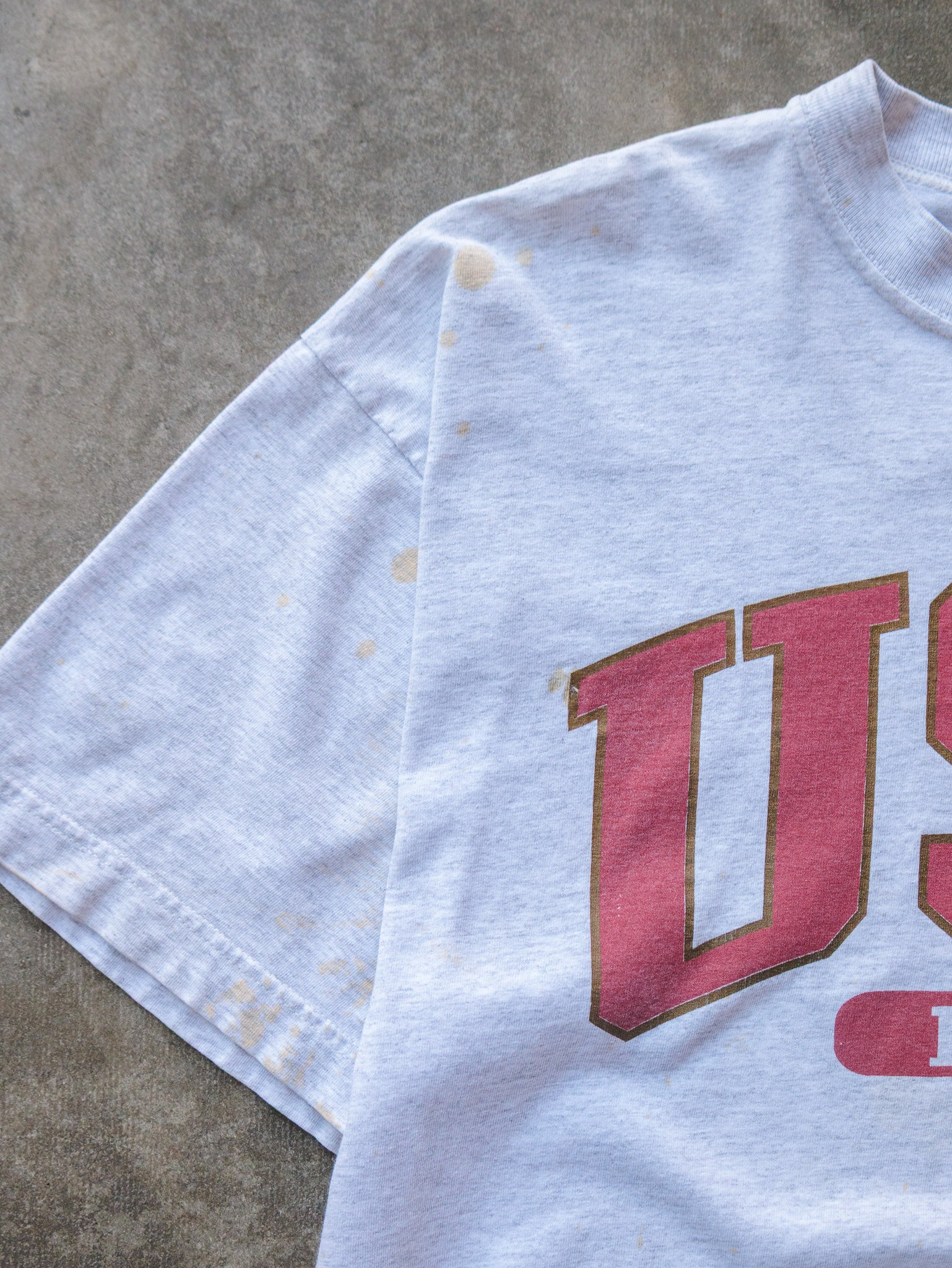 Vintage 90s Thrashed USC Law Spell Out Tee (L)