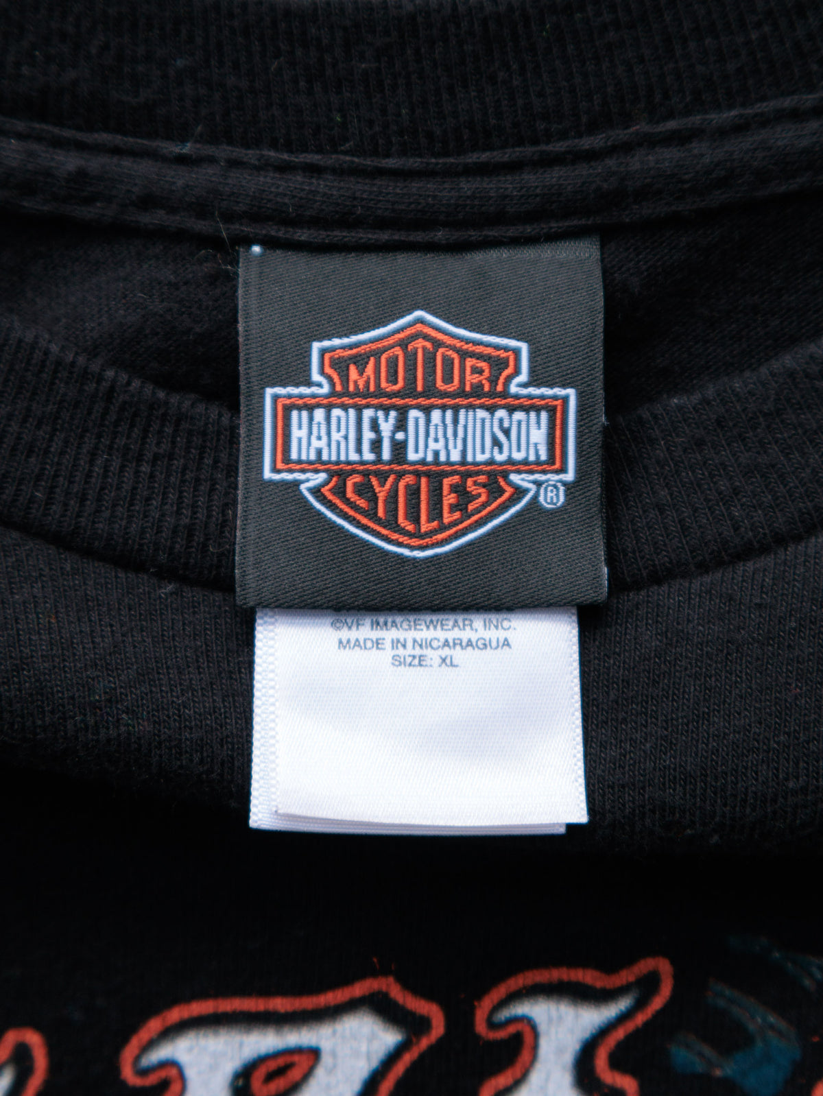Vintage Black Harley-Davidson Washington PA Tee (XL)