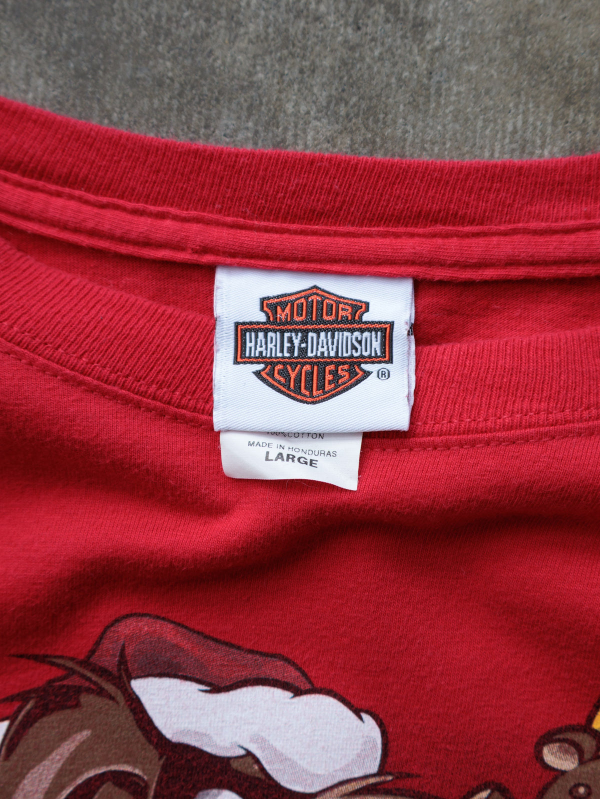 2017 Red Harley-Davidson Renton Washington Long Sleeve Tee (L)