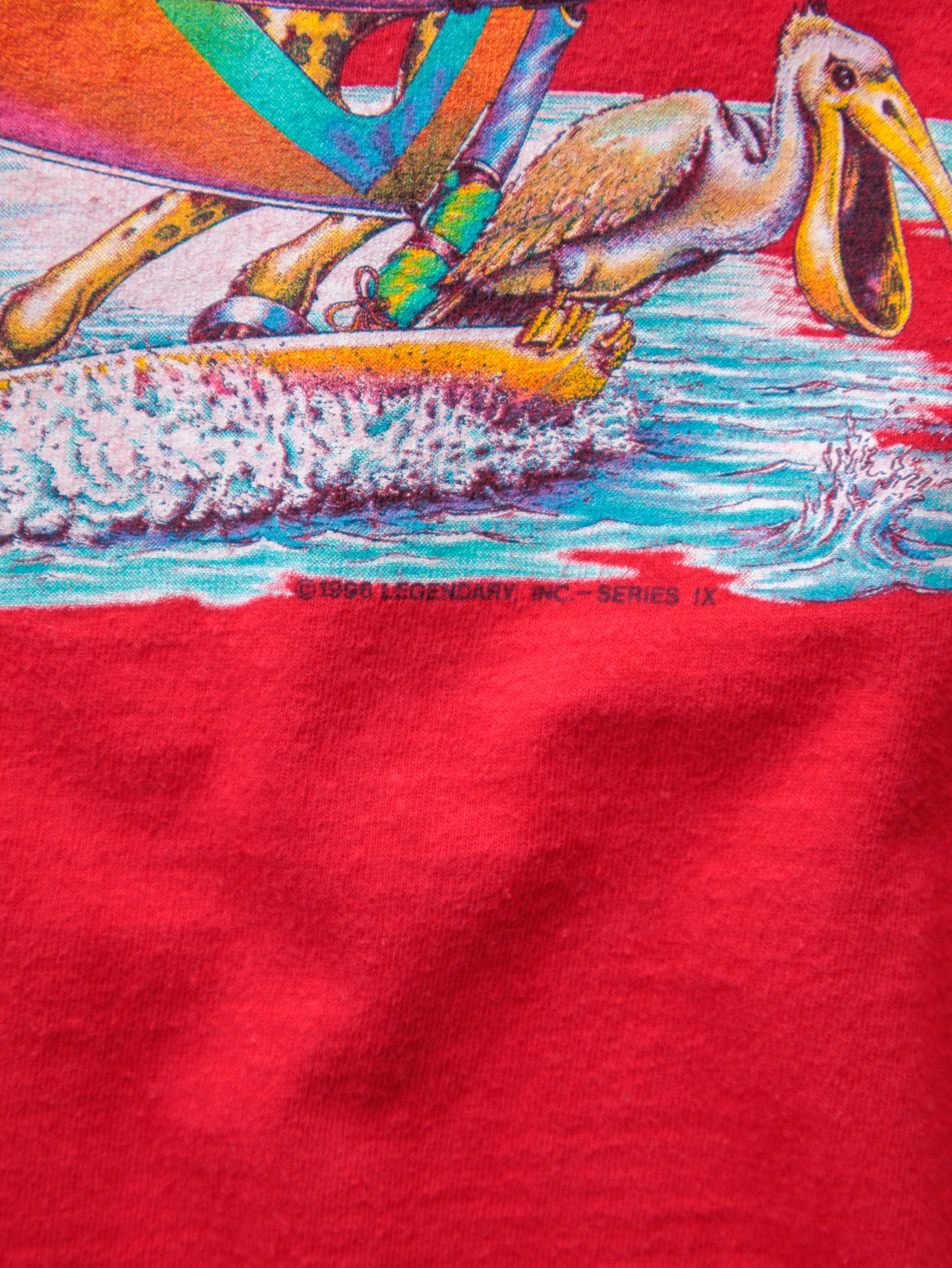 Vintage 1996 Red Harry T's Destin Florida Tee (XL)