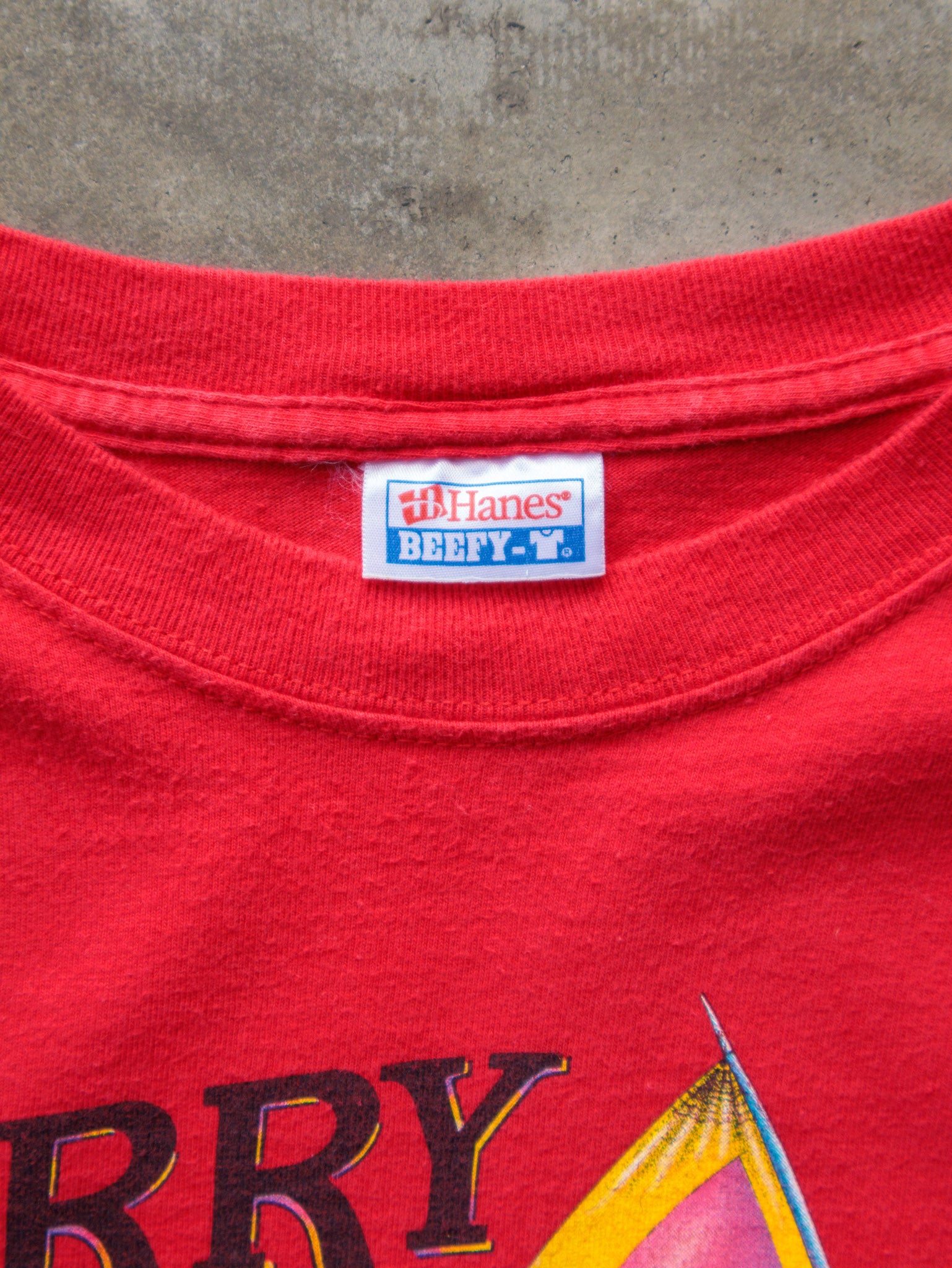 Vintage 1996 Red Harry T's Destin Florida Tee (XL)