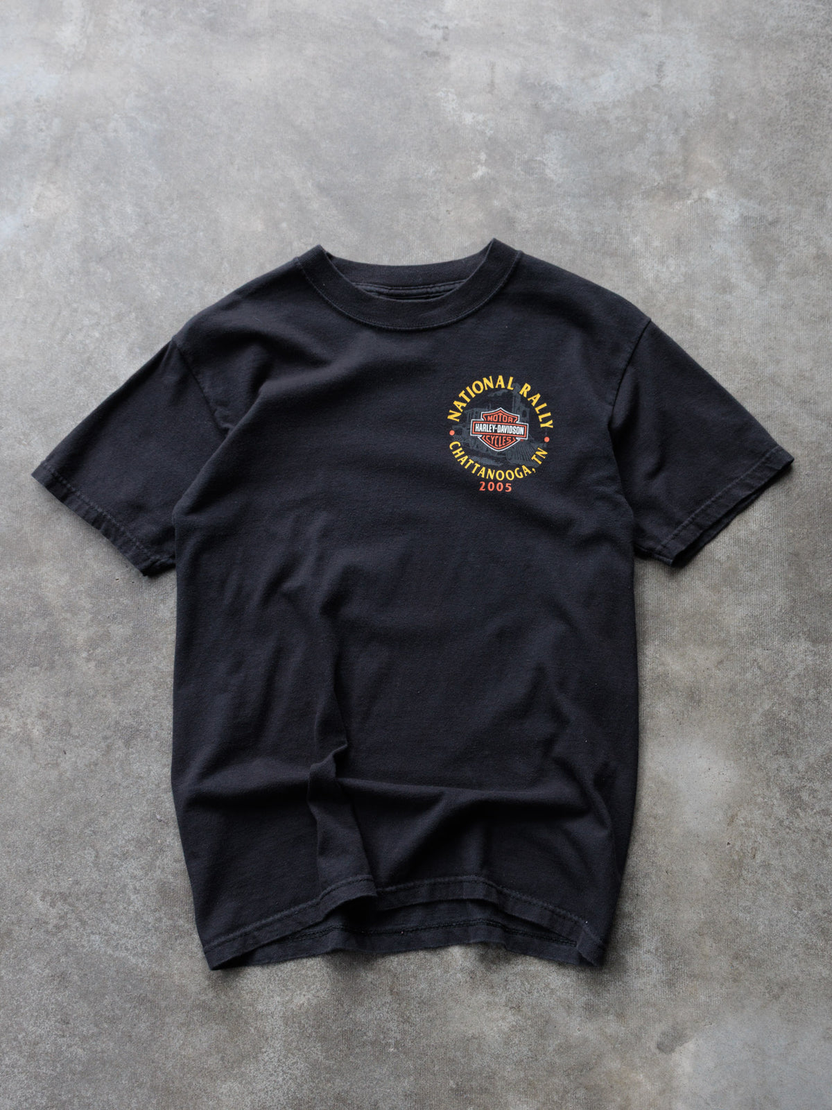 Vintage 2005 Black Harley-Davidson Maryville-Gatlinburg Tennessee Tee (S)