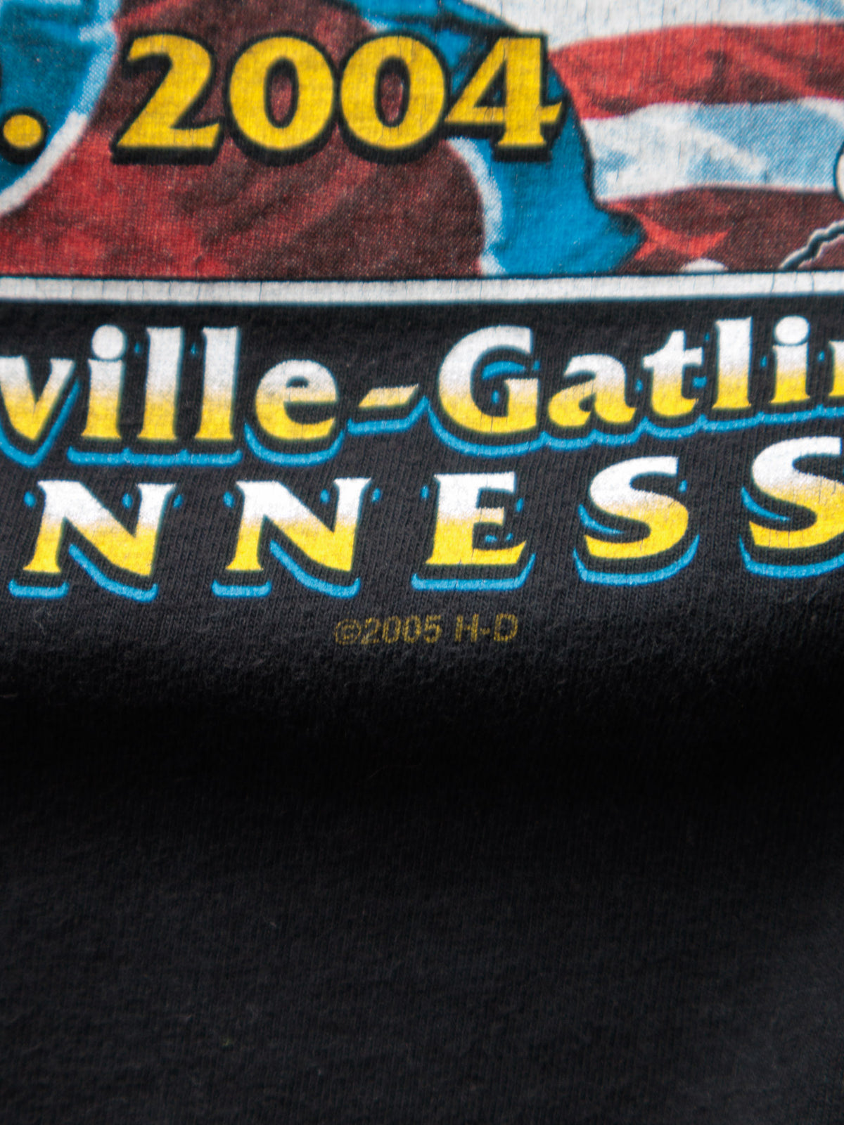 Vintage 2005 Black Harley-Davidson Maryville-Gatlinburg Tennessee Tee (S)