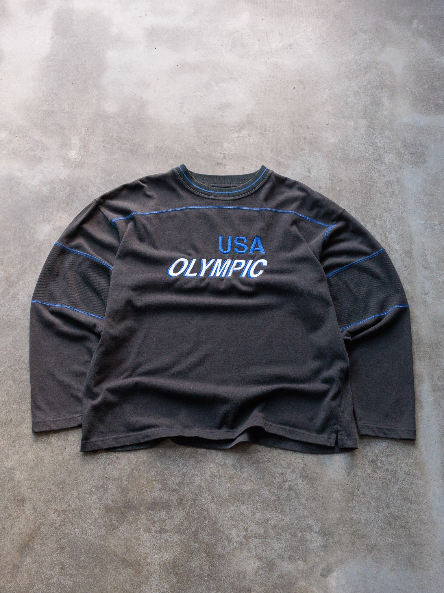Vintage 00s Black USA Olympic Long Sleeve (XL)