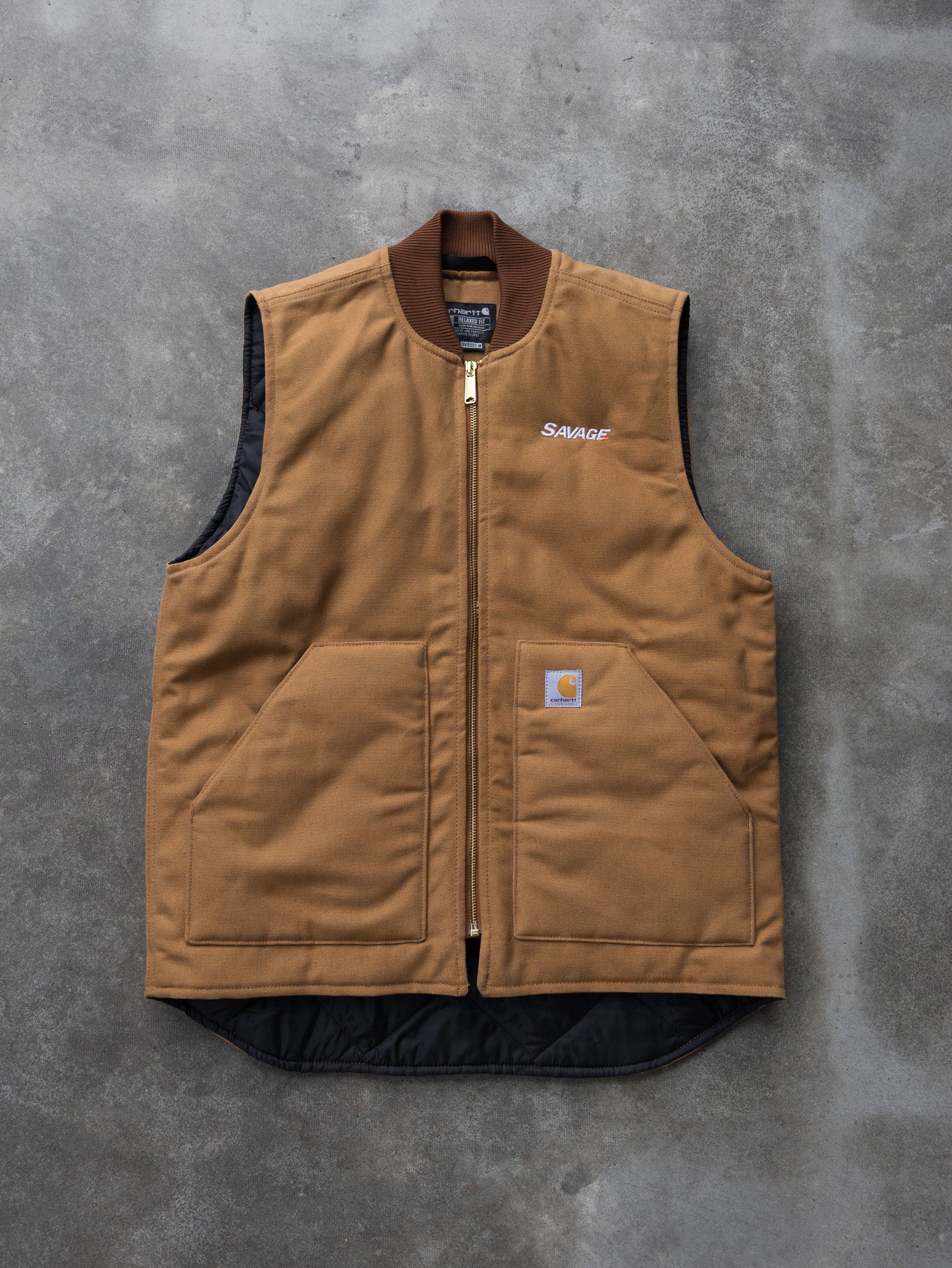 Vintage Brown Carhartt Work Vest (M)