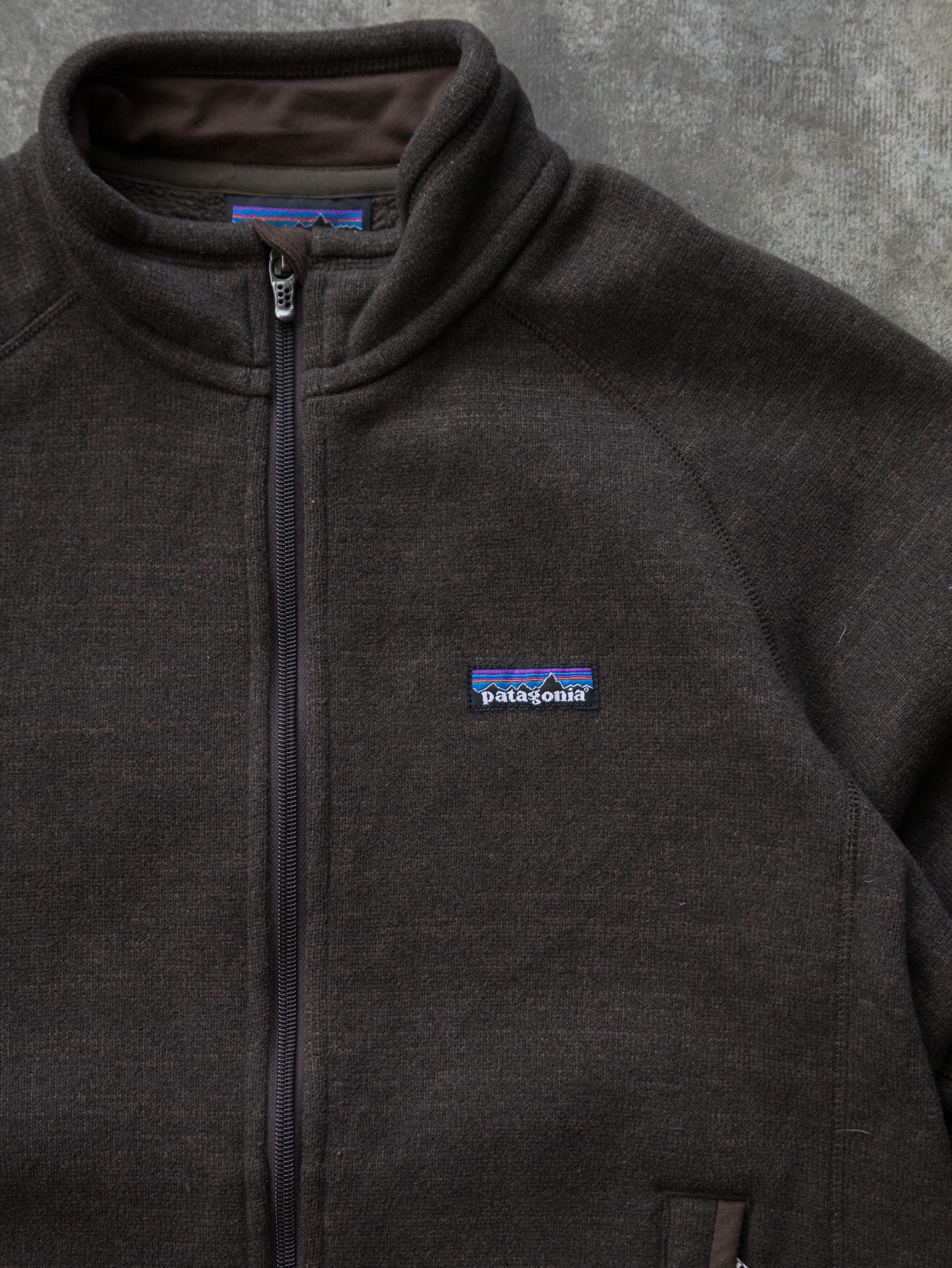 Vintage Brown Patagonia Better Sweater Full Zip Fleece Jacket (S)