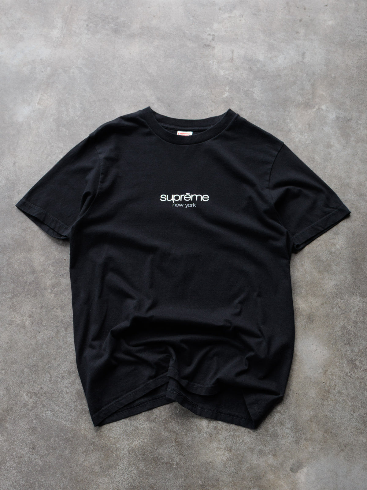 Vintage Black Supreme New York Tee (S)