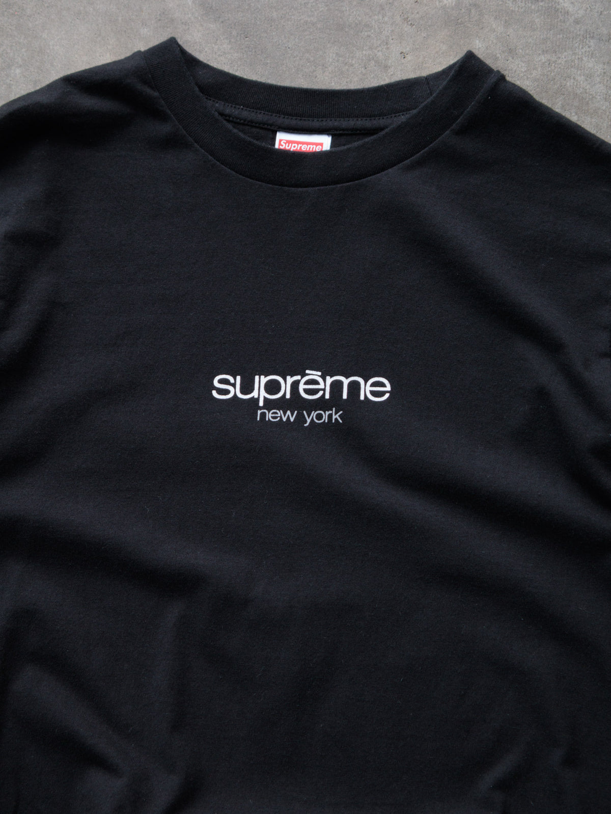 Vintage Black Supreme New York Tee (S)
