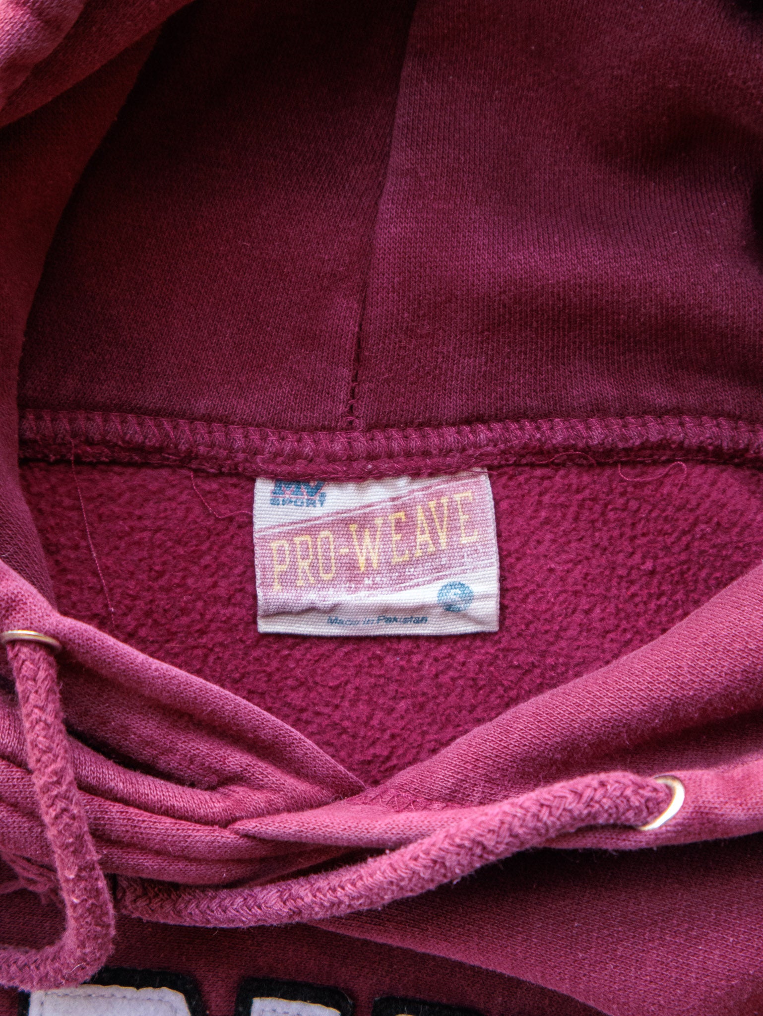 Vintage 90s Maroon Harvard University Spell Out Hoodie (S)