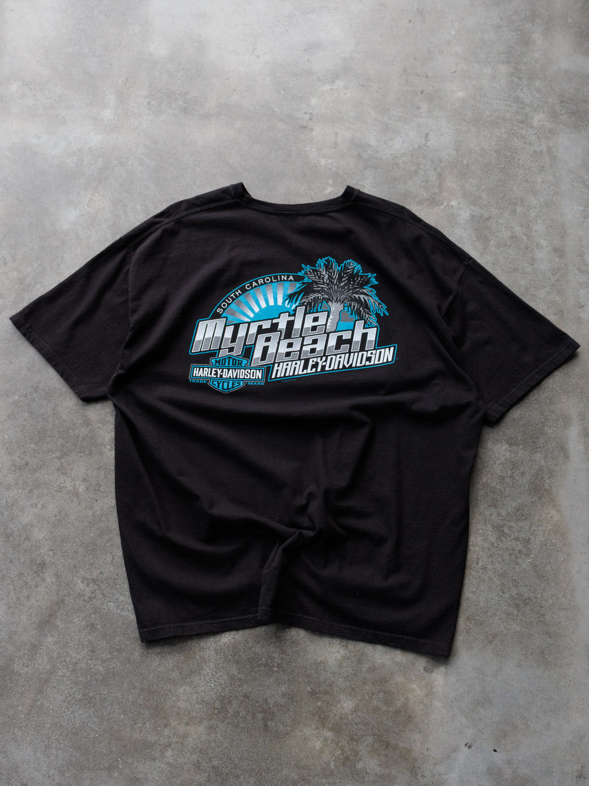 Vintage Black Harley-Davidson Myrtle Beach South Carolina Tee (-)