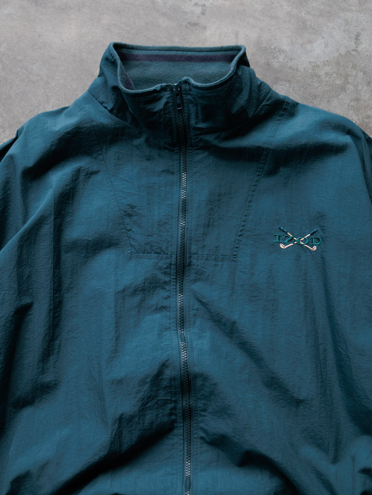 Vintage 90s Green Izod Windbreaker (M)