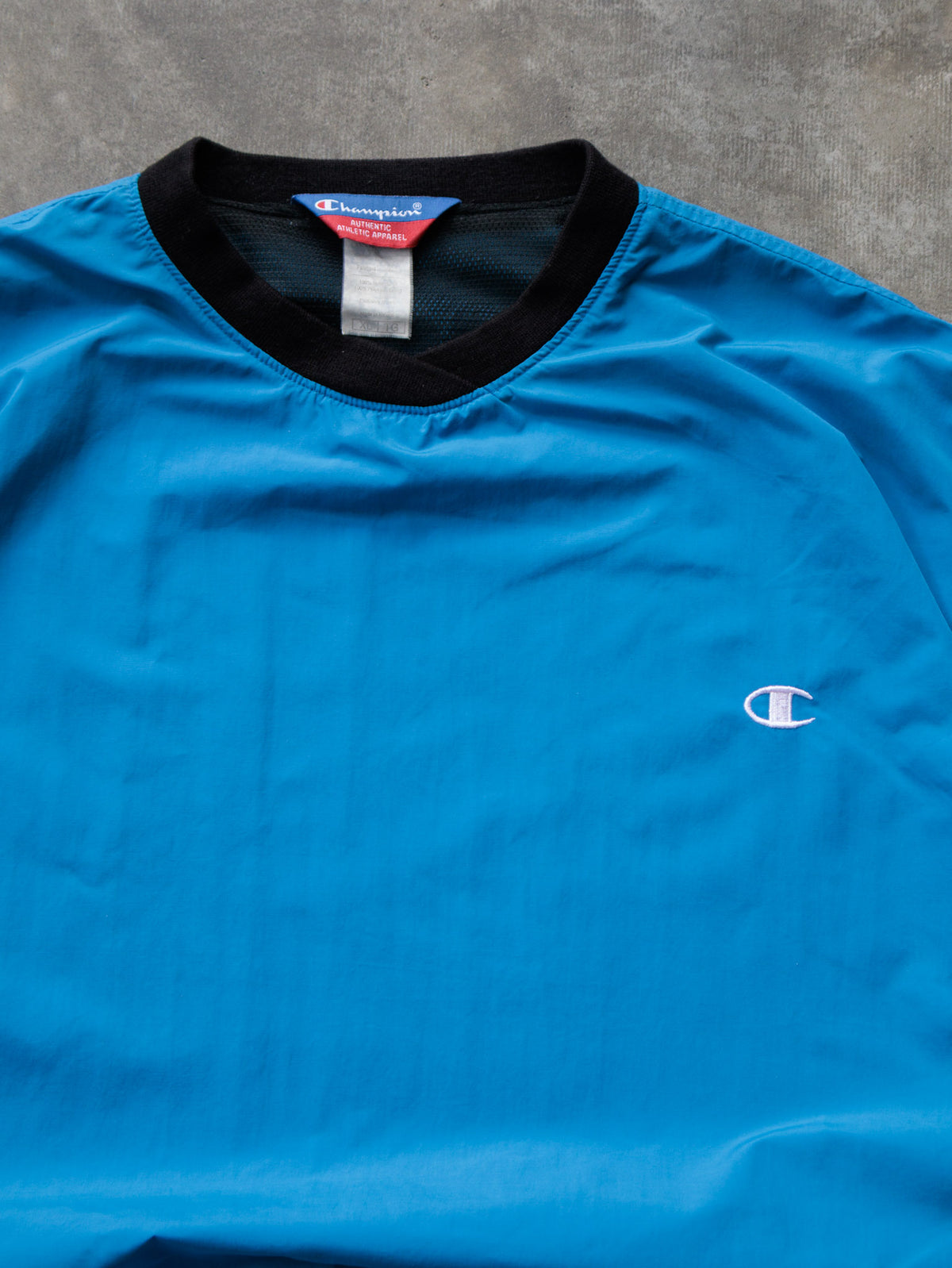 Vintage 90s Blue Champion Windbreaker (XL)
