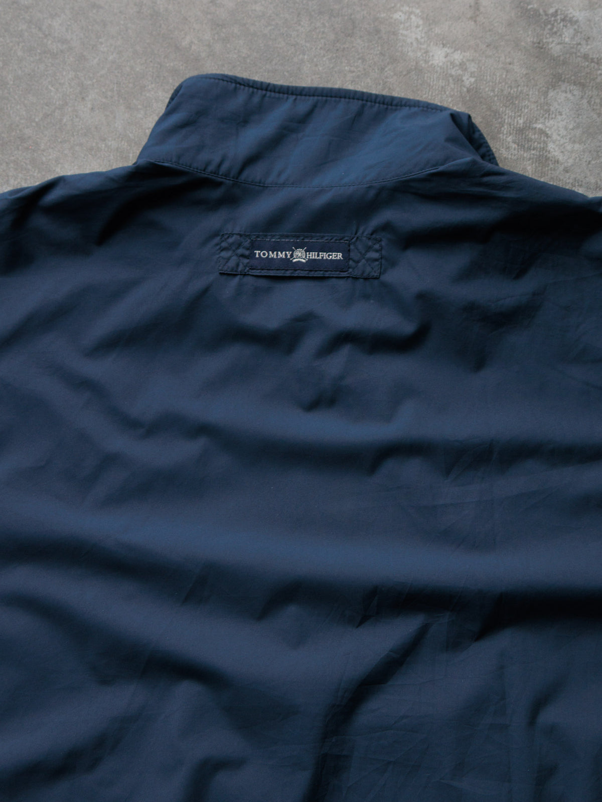 Vintage 90s Navy Tommy Hilfiger Golf Windbreaker (2XL)