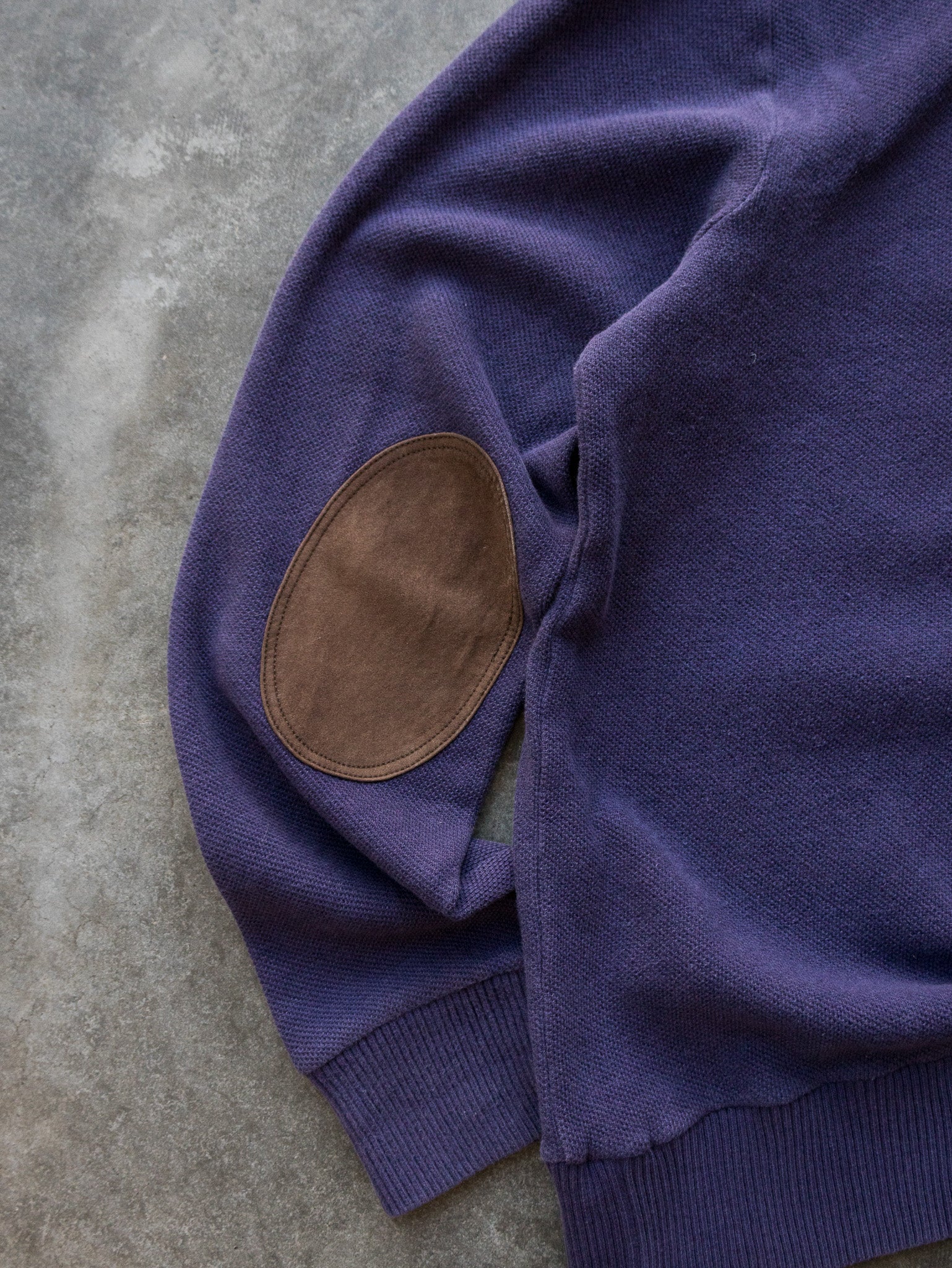 Vintage Purple Polo Ralph Lauren Quarter Zip Knit (XL)