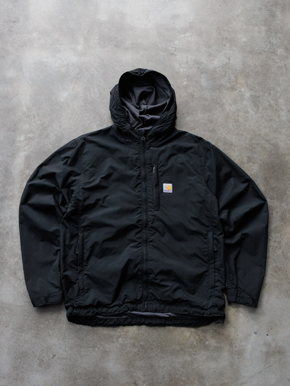 Vintage Black Carhartt Windbreaker (M)