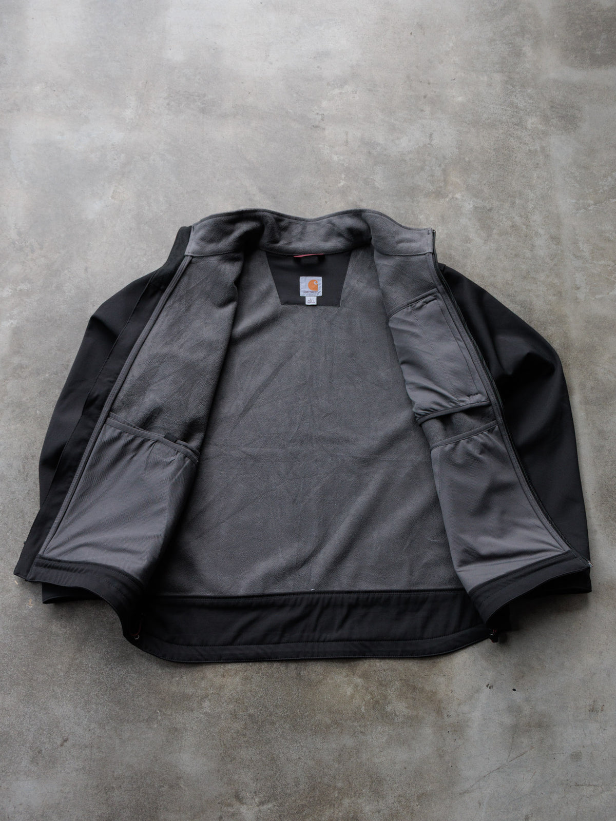 Vintage Black Carhartt Softshell Jacket (L)