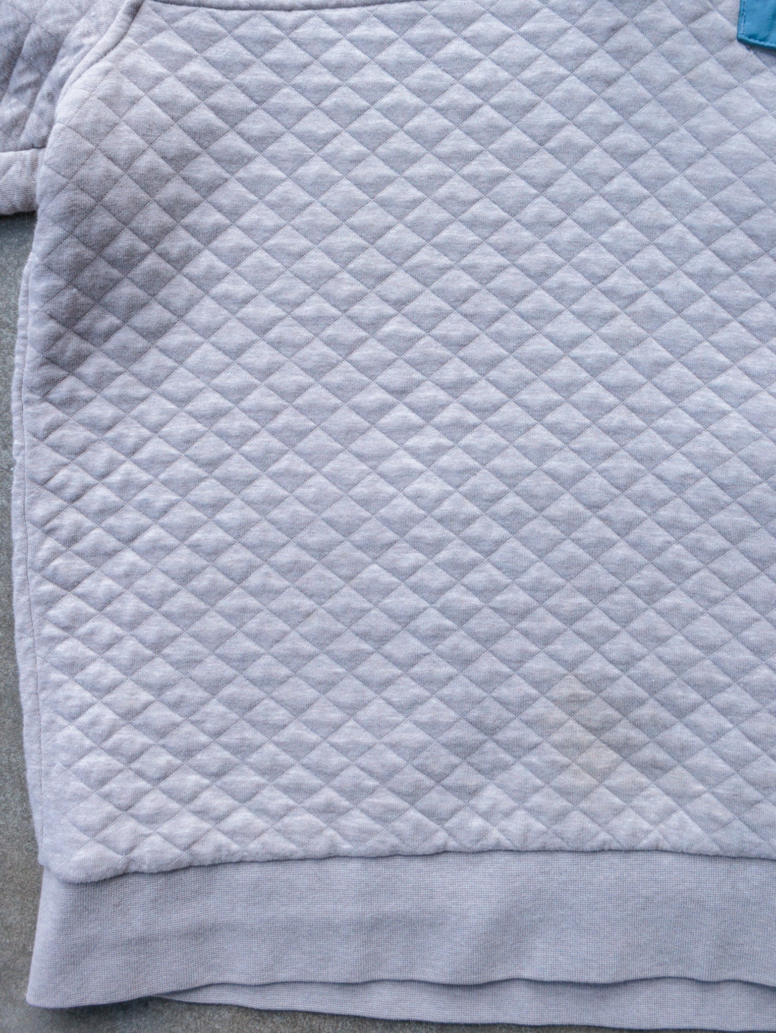 Vintage Grey Patagonia Quilted Snap-T Pullover Sweatshirt (L)