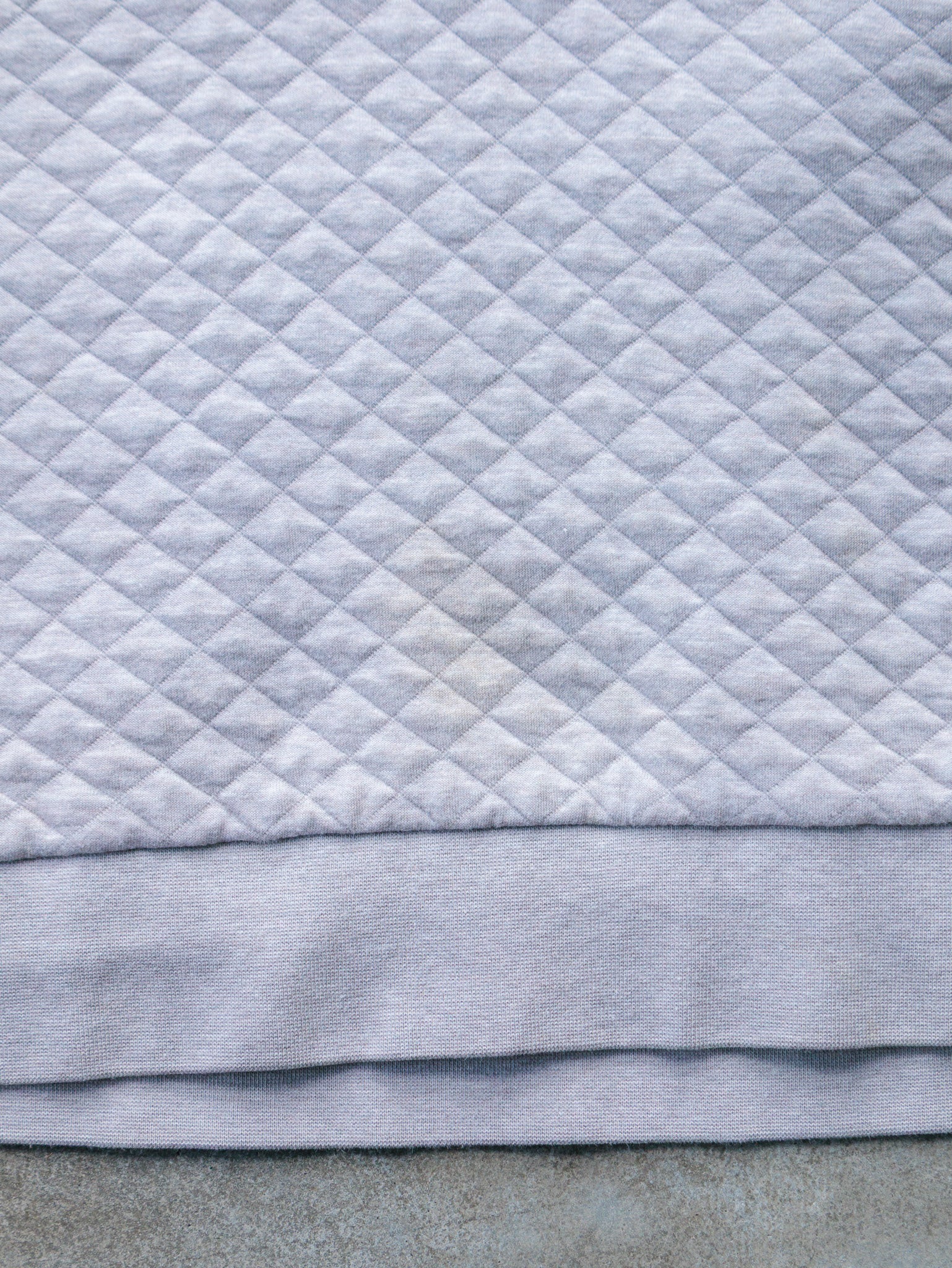 Vintage Grey Patagonia Quilted Snap-T Pullover Sweatshirt (L)