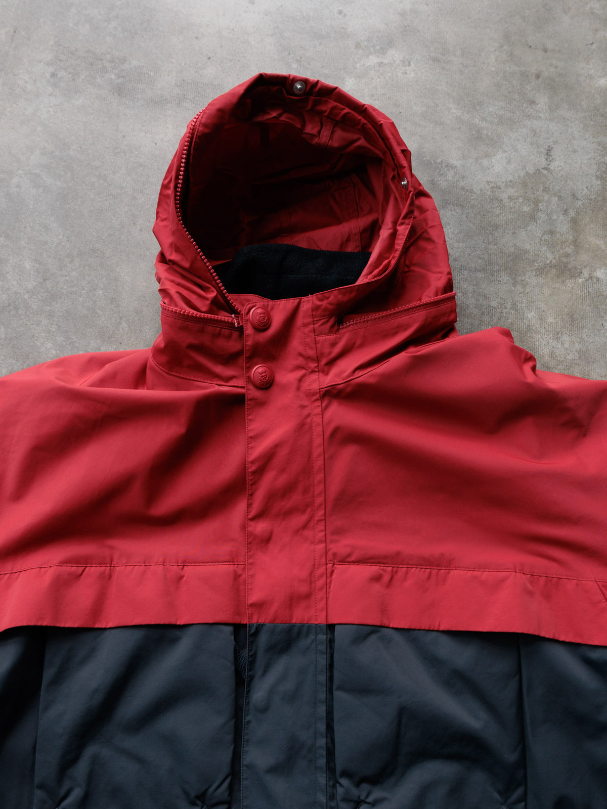 Vintage 00s Red Nautica Colourblock Jacket (2XL)