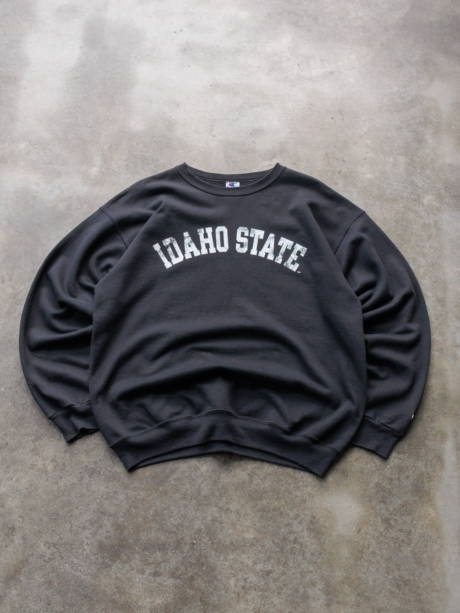 Vintage 90s Black Champion Idaho State Sweatshirt (L)