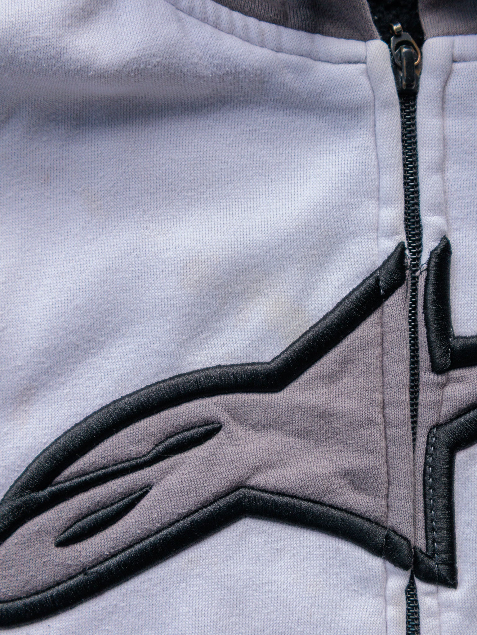 Vintage Colour Block Alpinestars Zip Hoodie (XL)