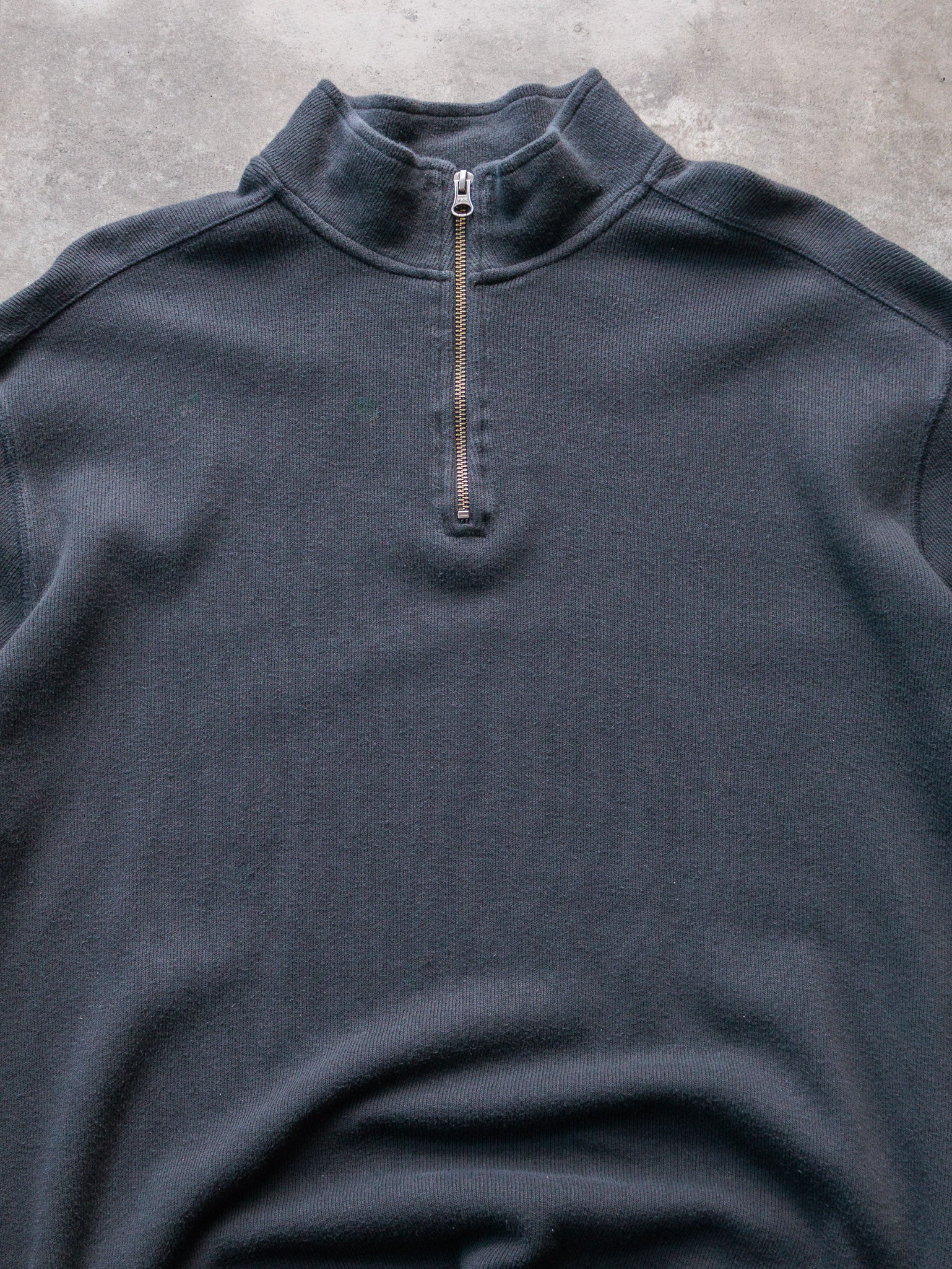 Vintage Black Carhartt Quarter Zip Sweatshirt (L)