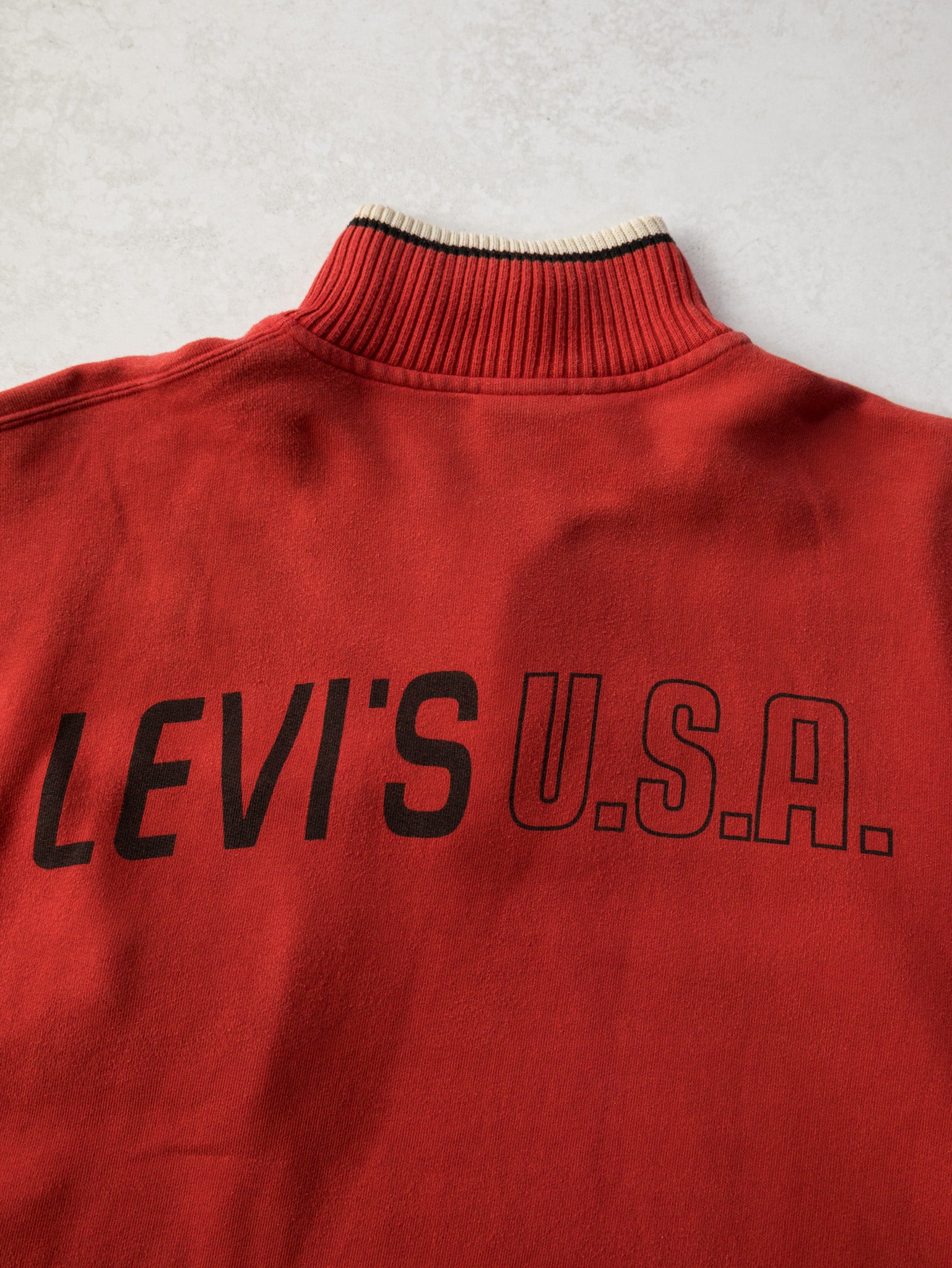 Vintage Levi's U.S.A Quarter Zip Sweatshirt (L)