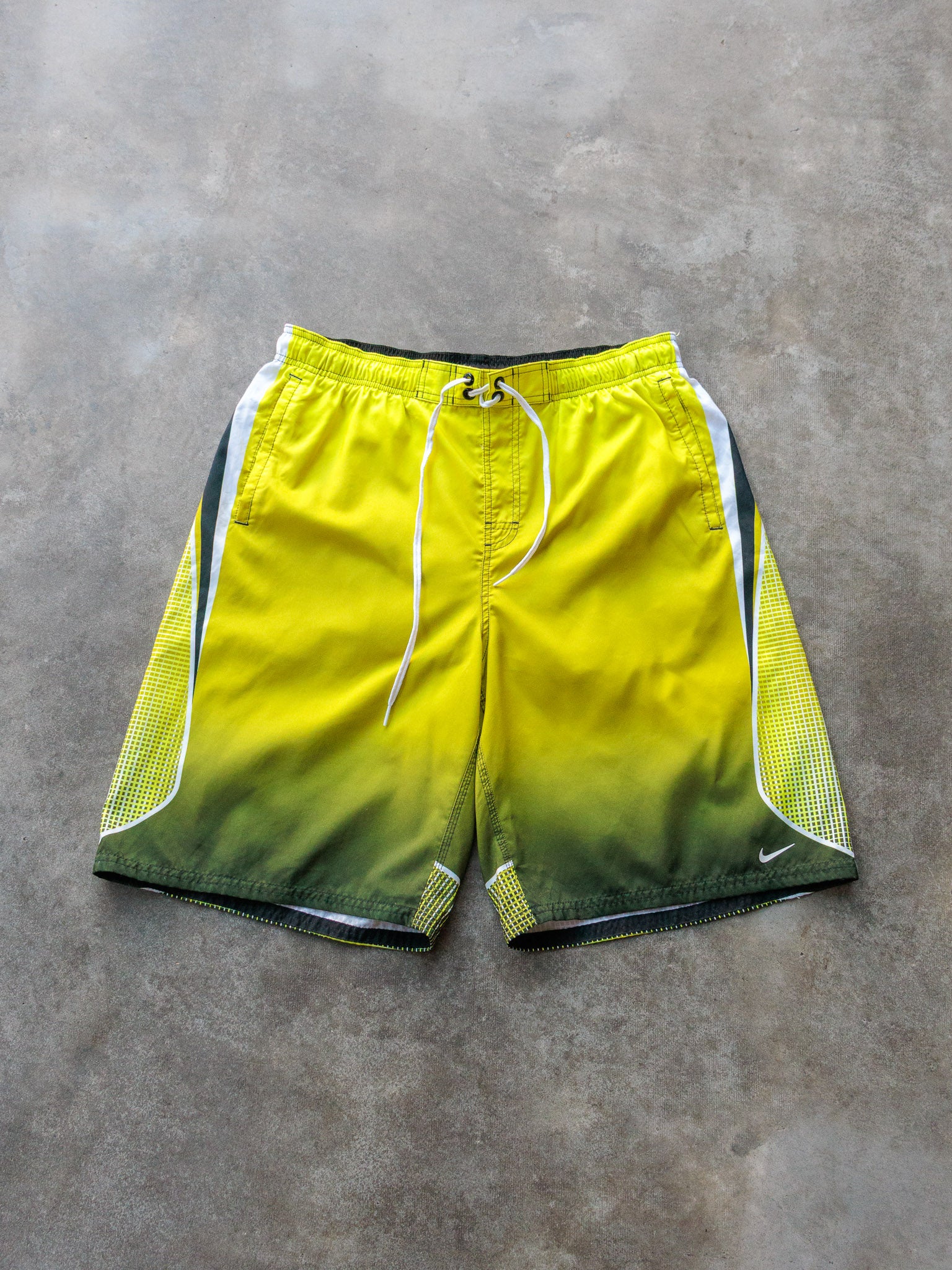Vintage Yellow Nike Swim Shorts (XL)