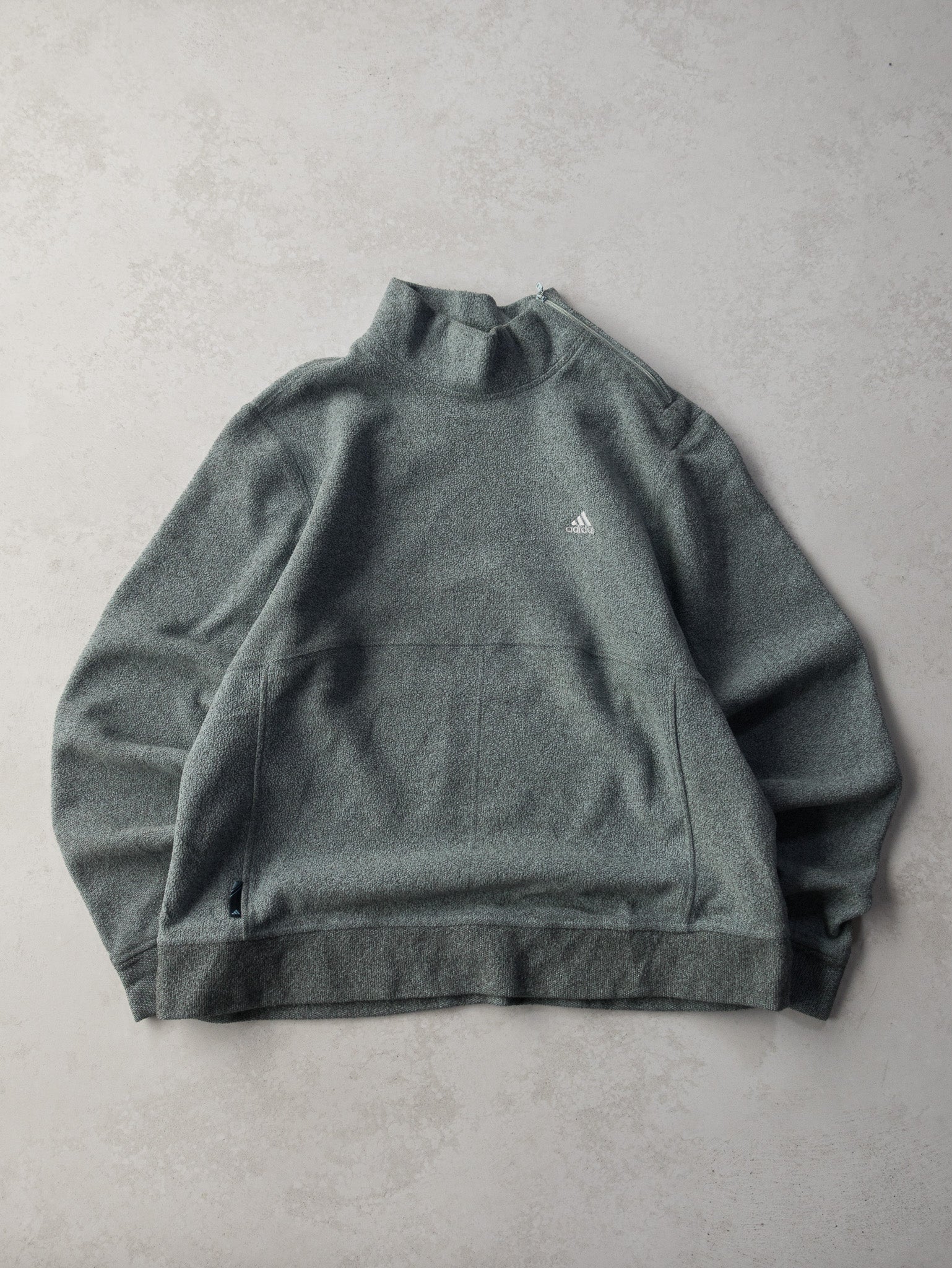 Vintage Adidas Slate Grey Fleece (M)