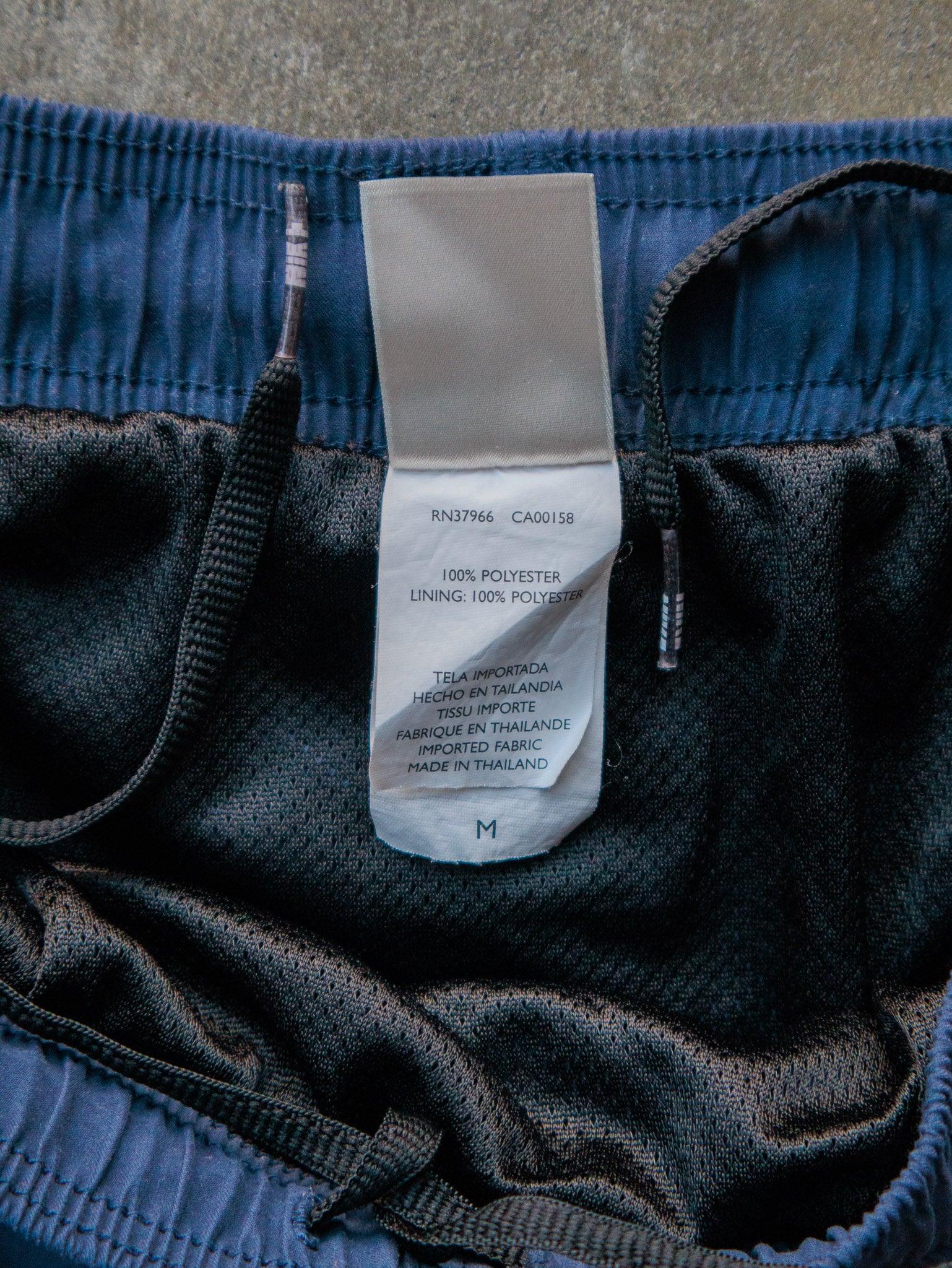 Vintage Navy Nike Swim Shorts (M)