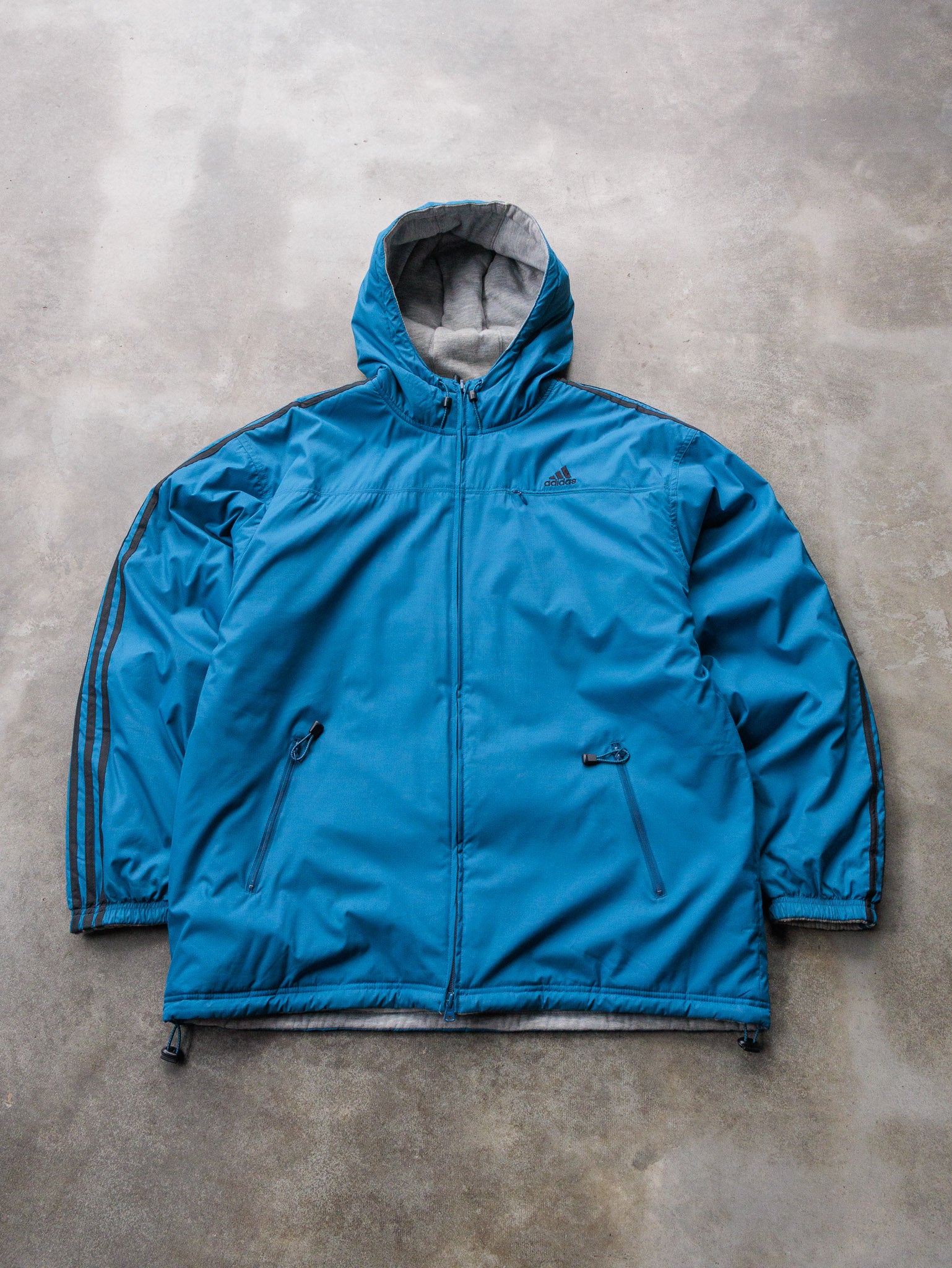 Vintage 00s Teal Adidas Insulated Jacket (XL)