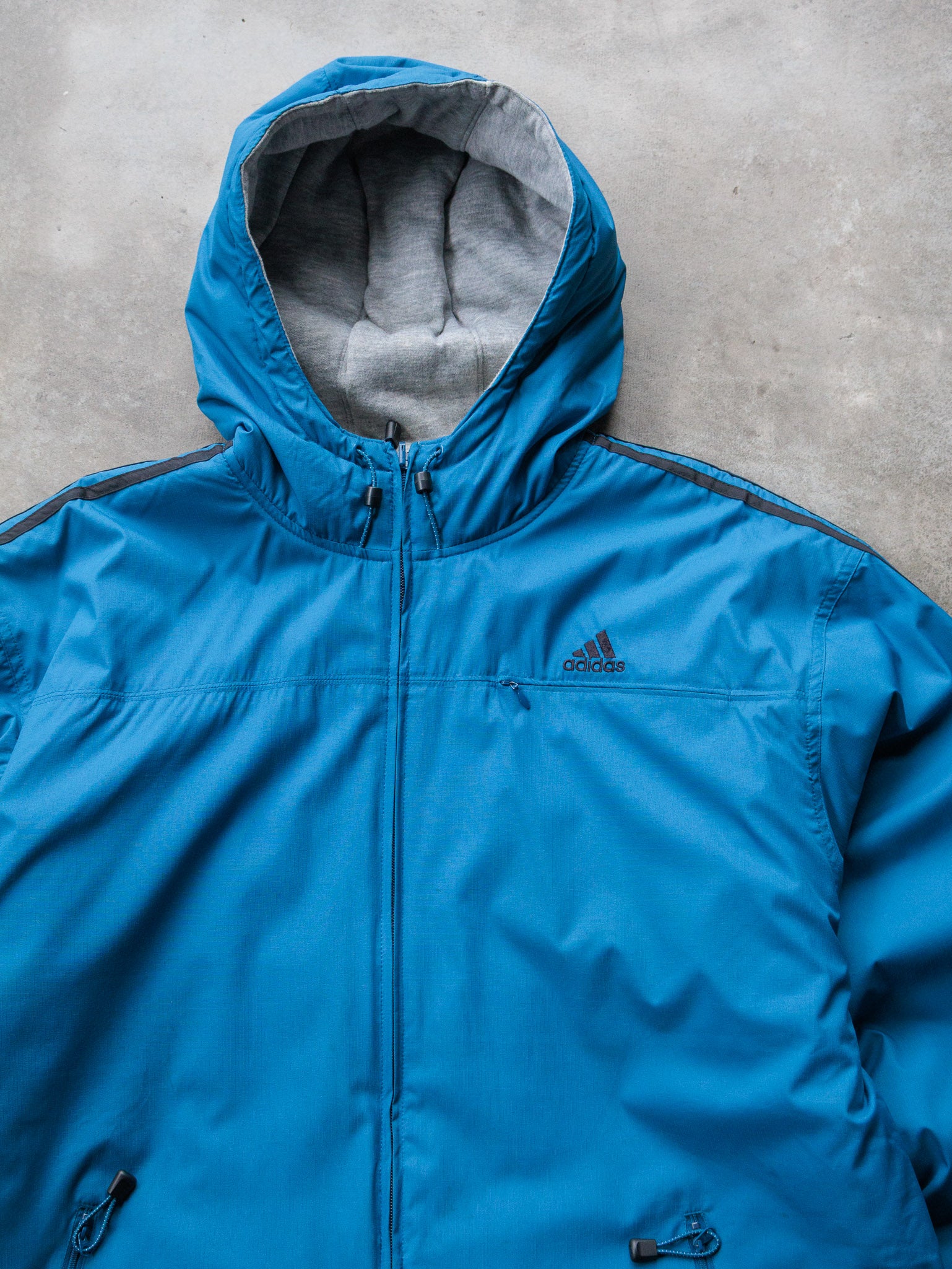 Vintage 00s Teal Adidas Insulated Jacket (XL)