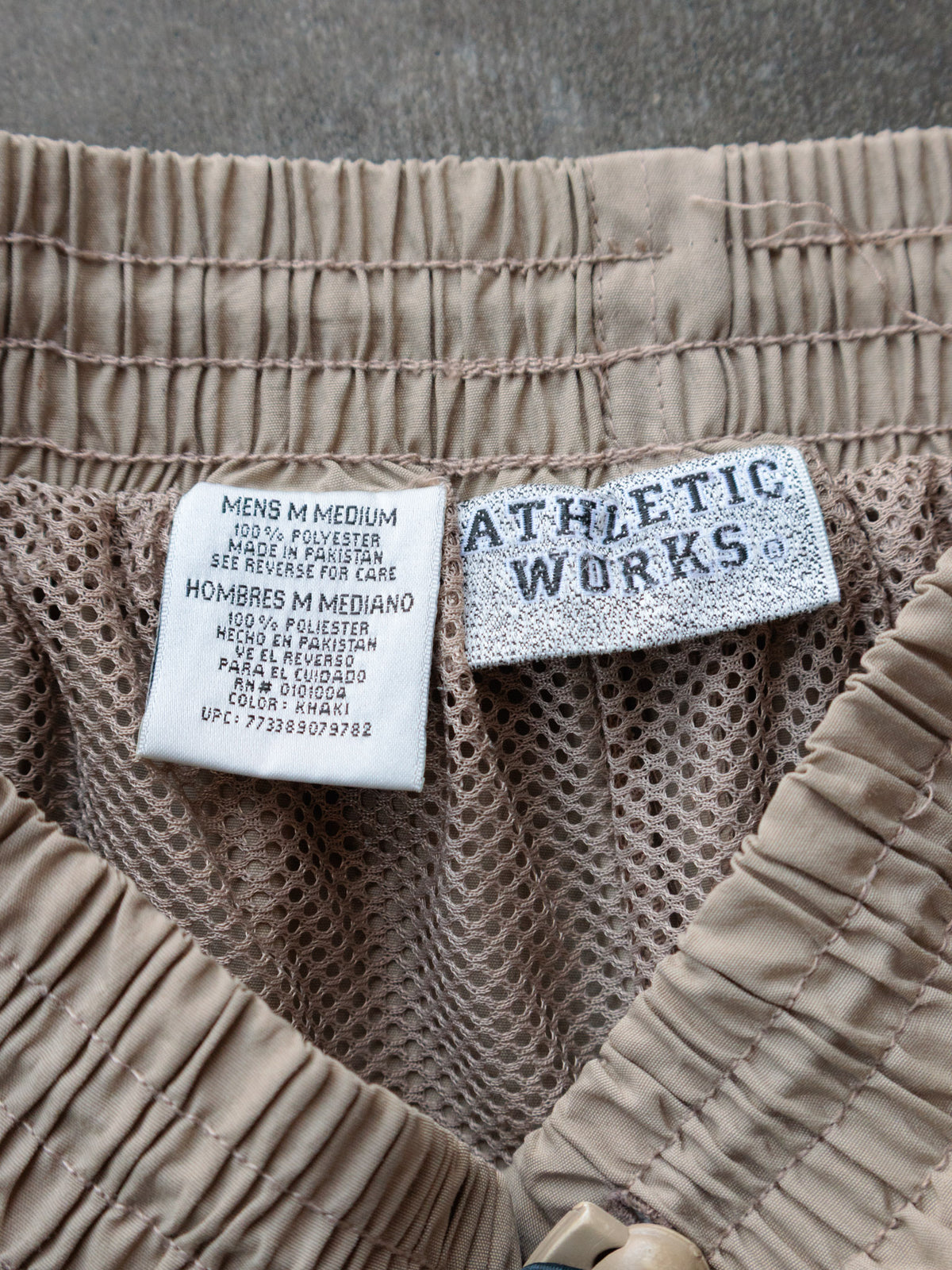 Vintage Beige Convertible Cargo Track Pants (M)