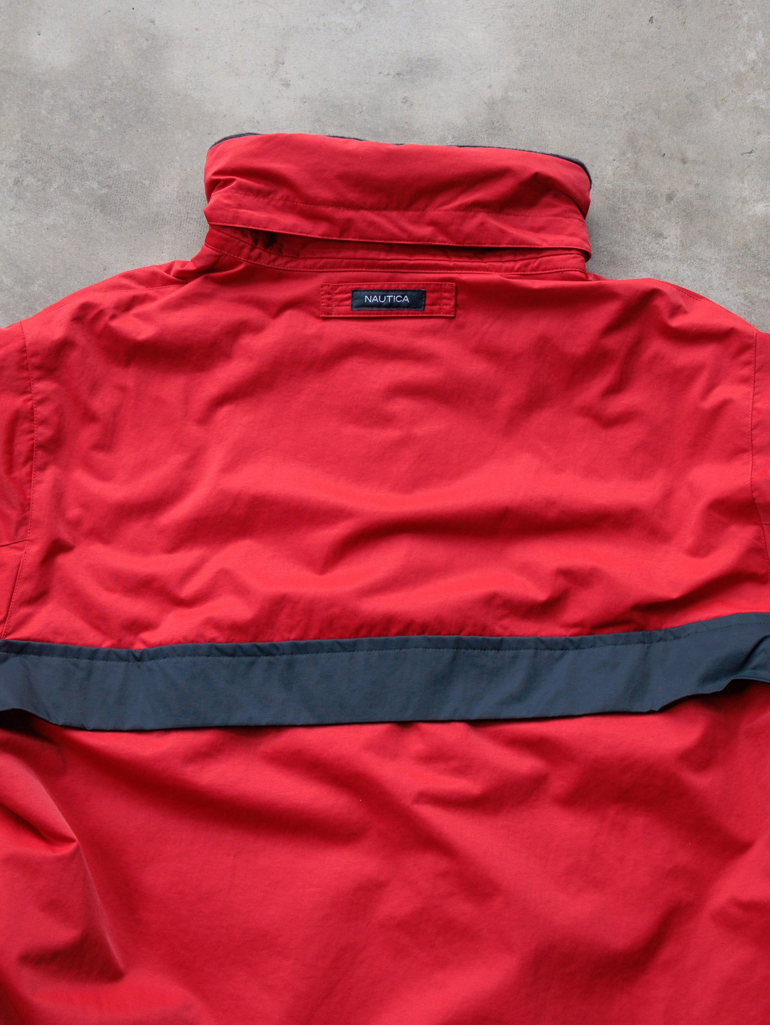 Vintage Red Nautica Full Zip Jacket (2XL)
