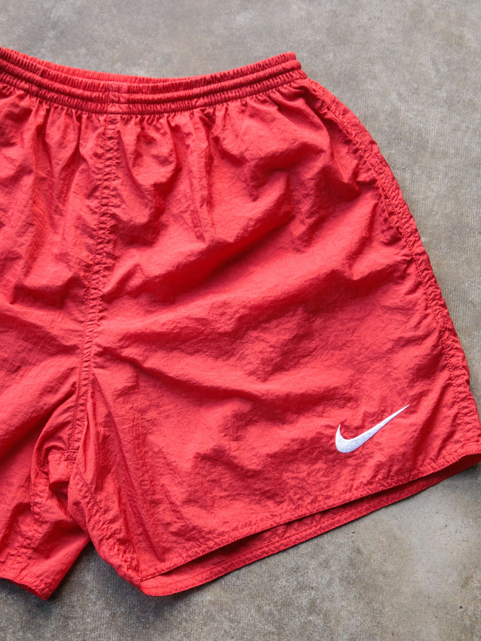 Vintage 90s Red Nike Shorts (Women's S)