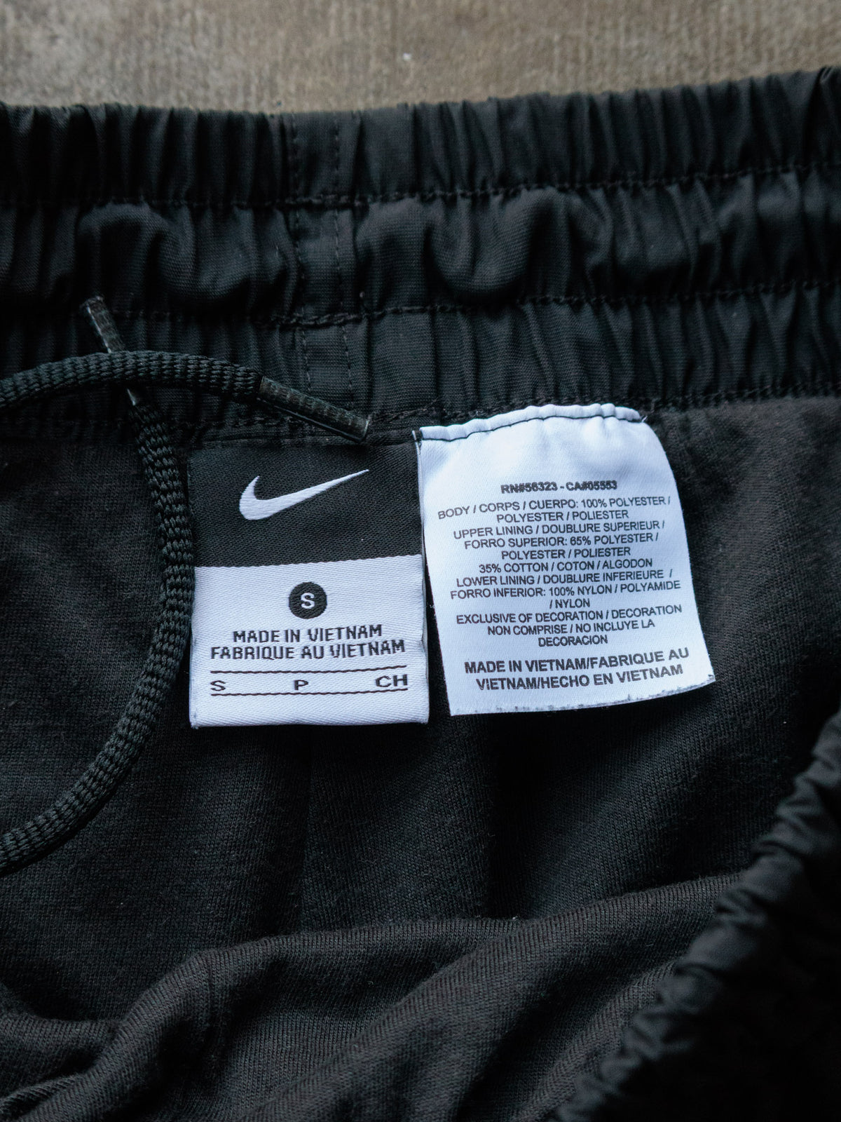 Vintage 00s Black Nike Track Pants (S)