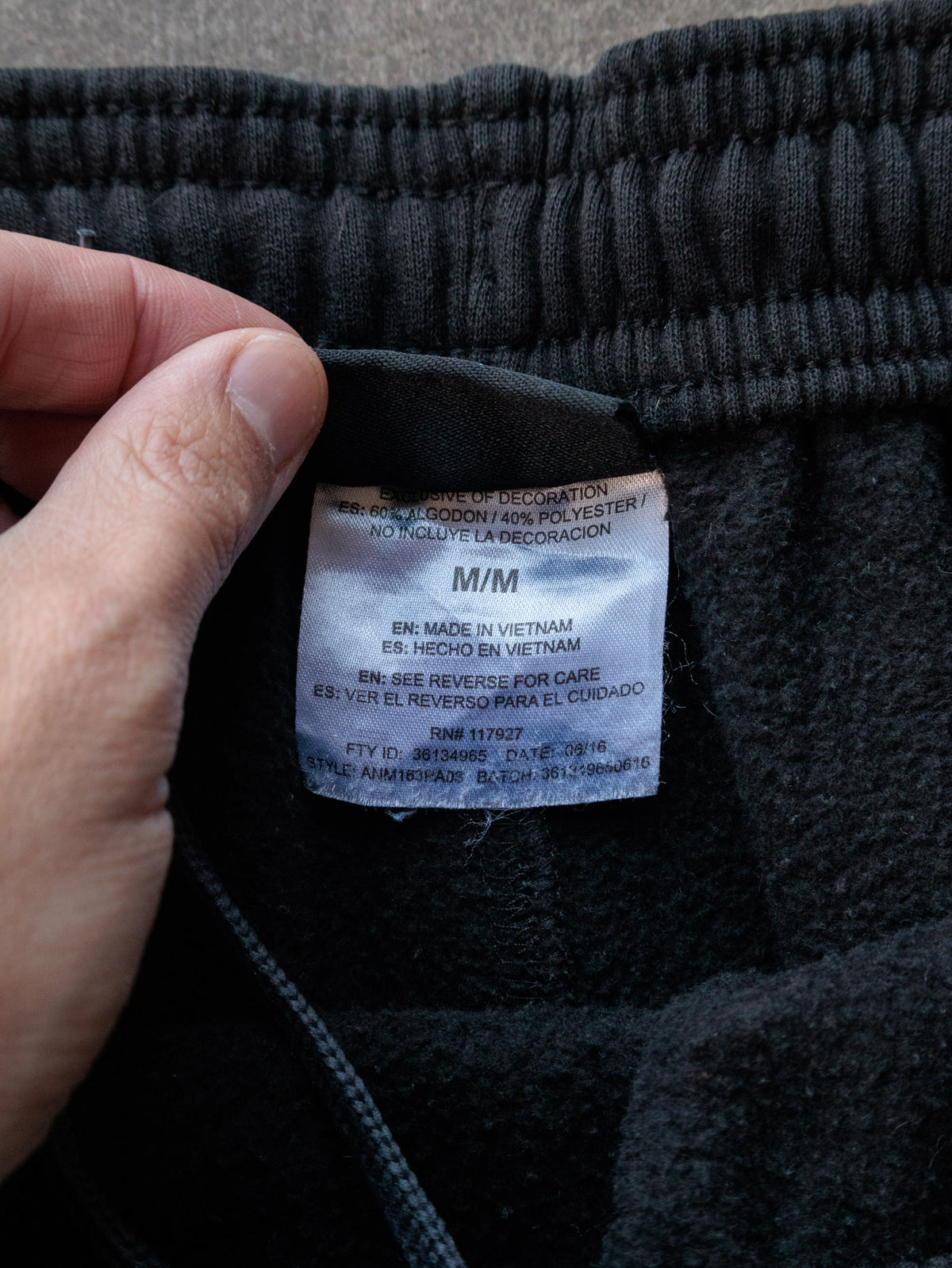 Vintage Black AND1 Cargo Sweatpants (M)