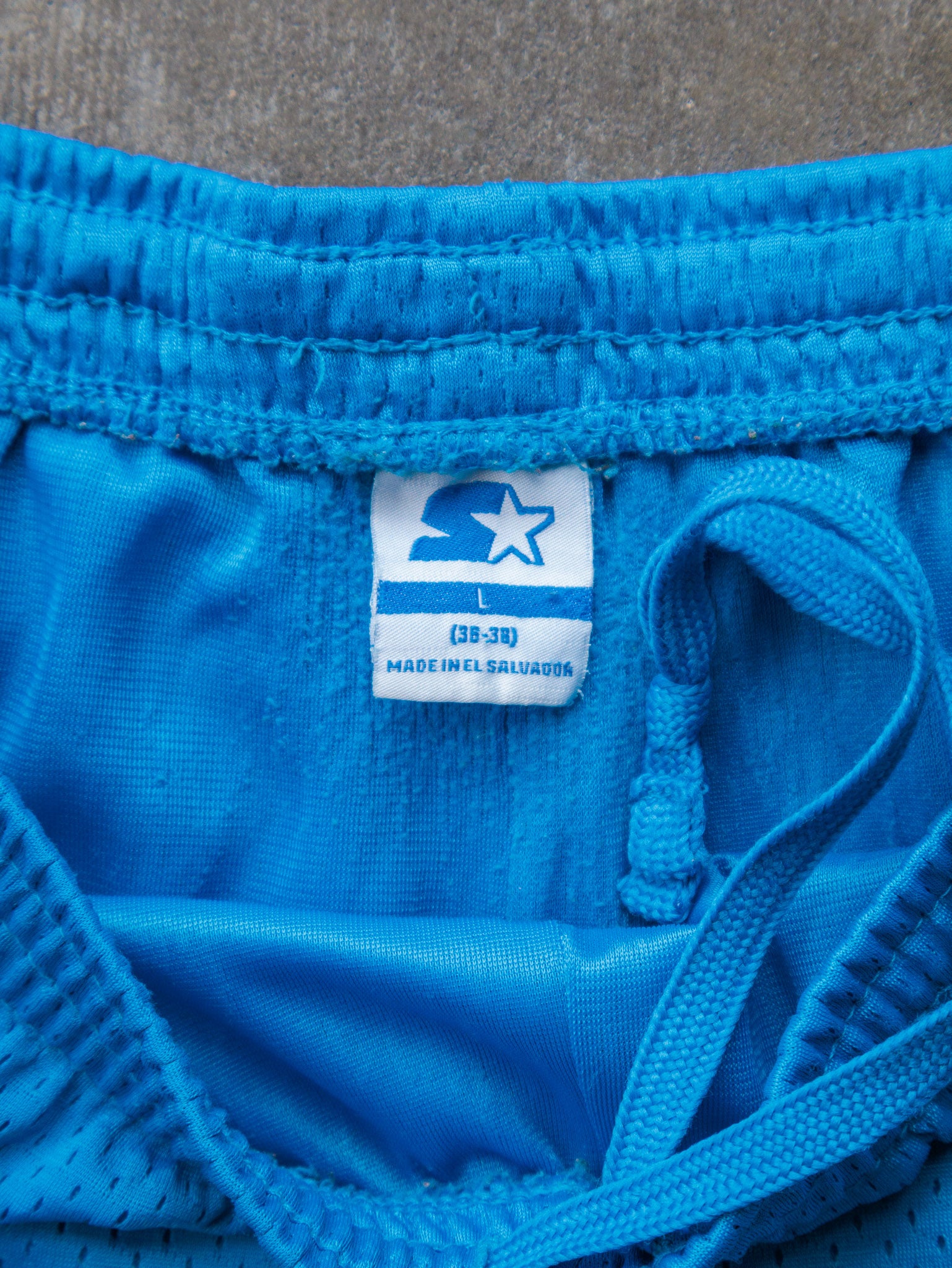 Vintage 90s Blue Starter Mesh Shorts (L)