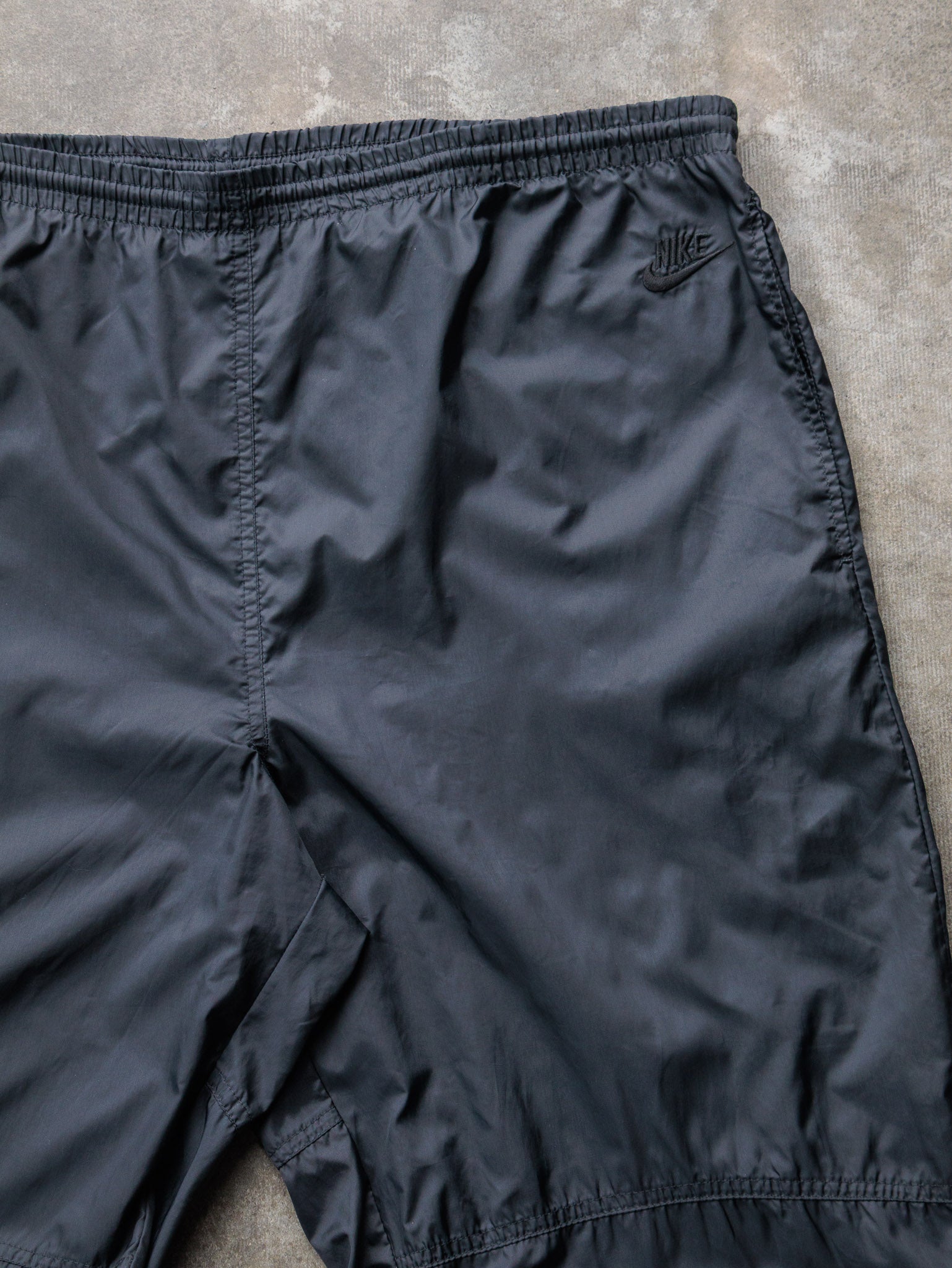 Vintage 90s Black Nike Track Pants (XL)