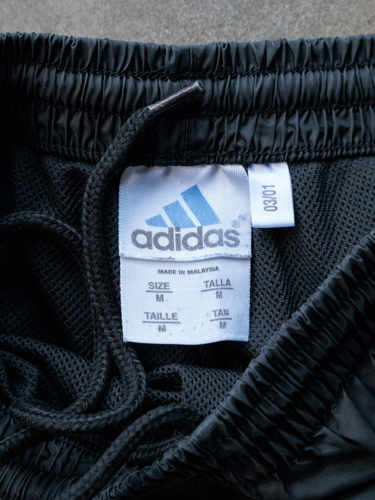 Vintage 00s Black Adidas Track Pants (M)