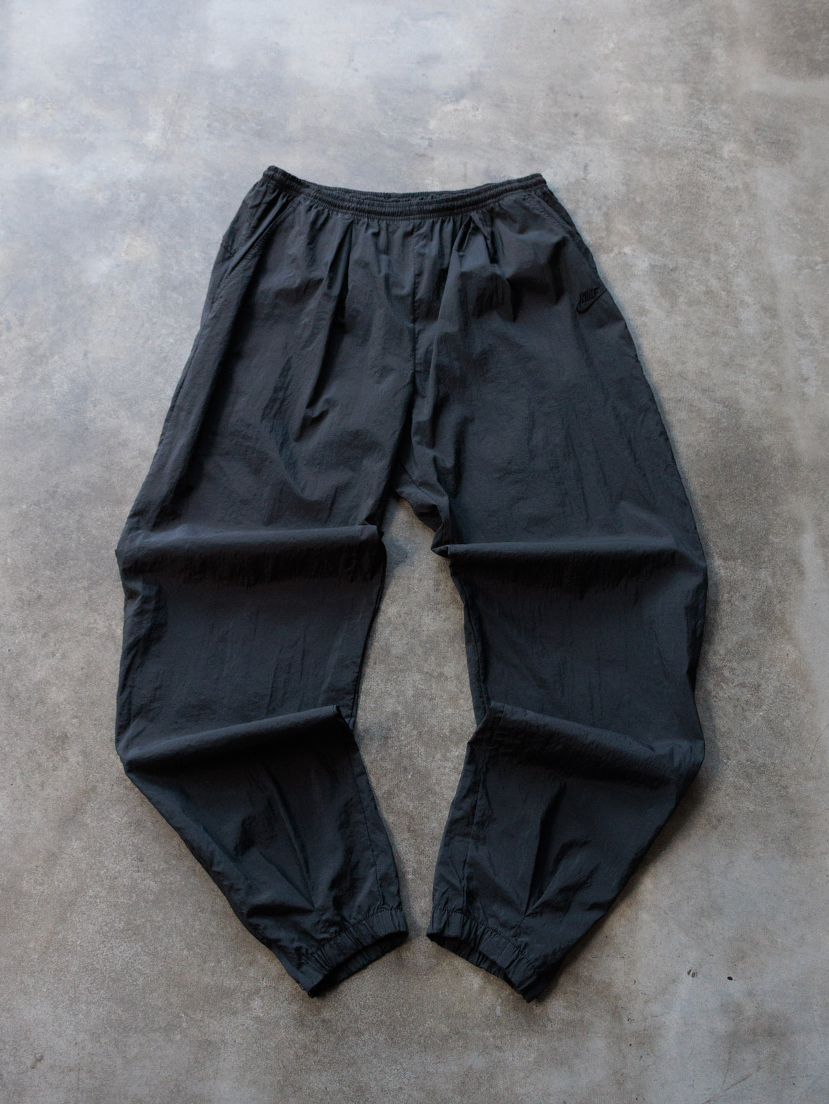 Vintage 00s Black Nike Track Pants (L)