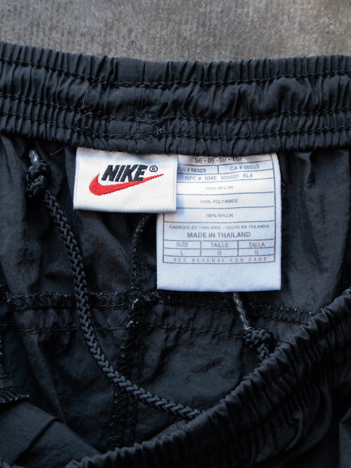 Vintage 00s Black Nike Track Pants (L)