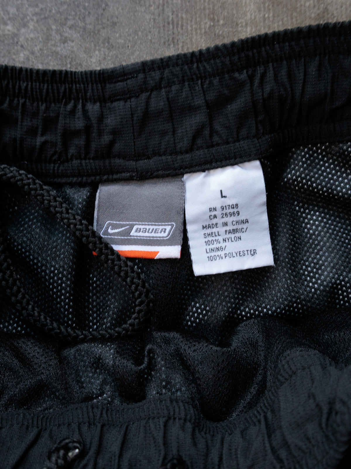 Vintage Black Nike Bauer Track Pants (L)