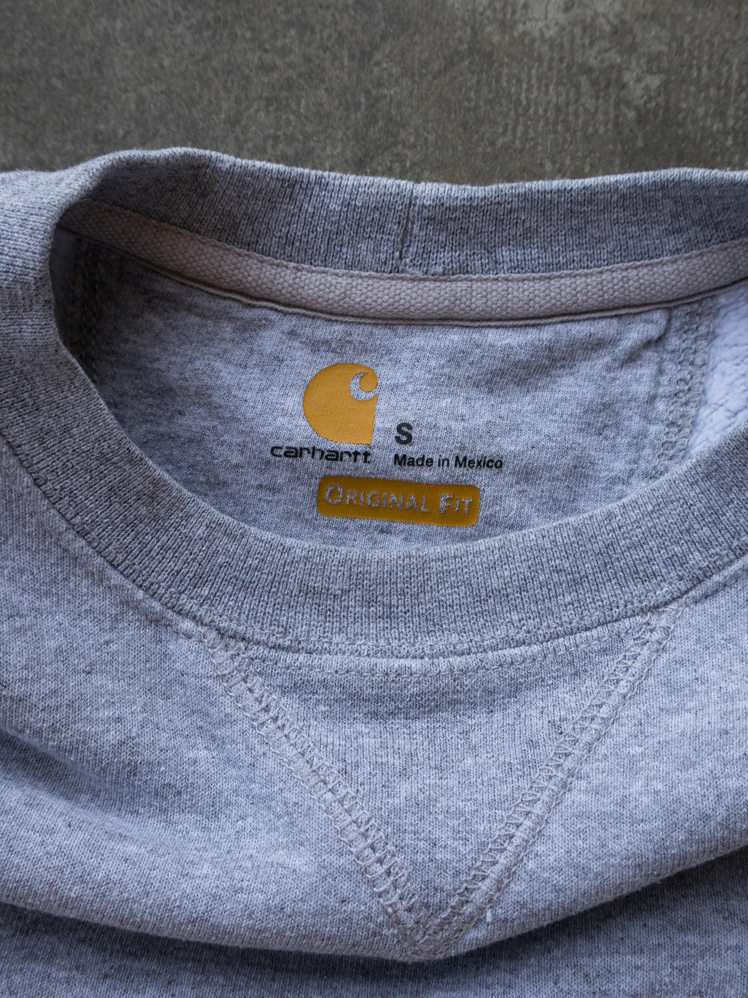 Vintage Grey Carhartt Sweatshirt (S)
