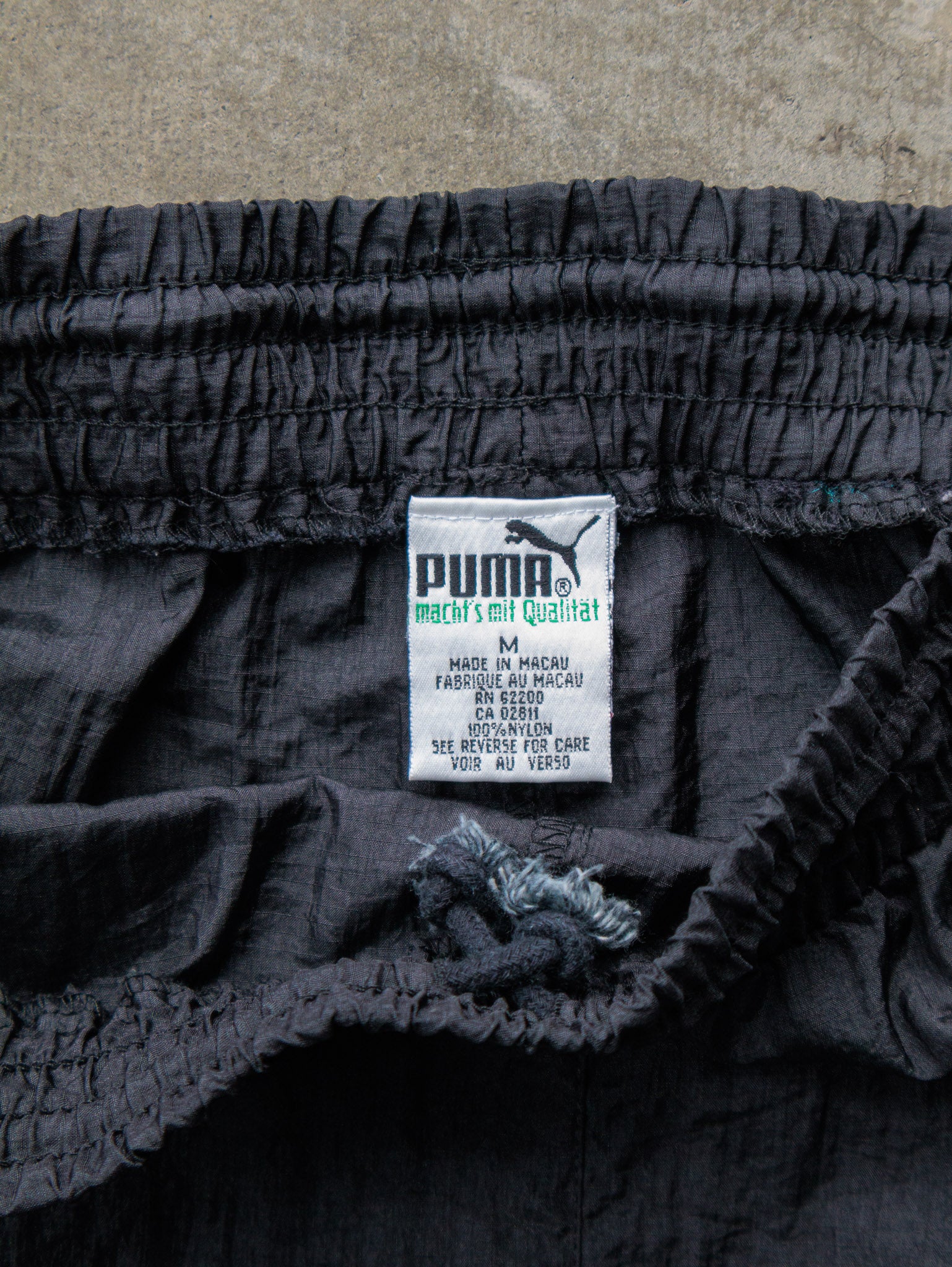 Vintage 90s Black Puma Track Pants (M)