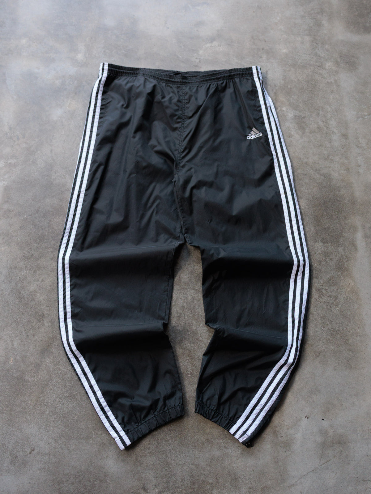 Vintage 90s Black Adidas Track Pants (XL)