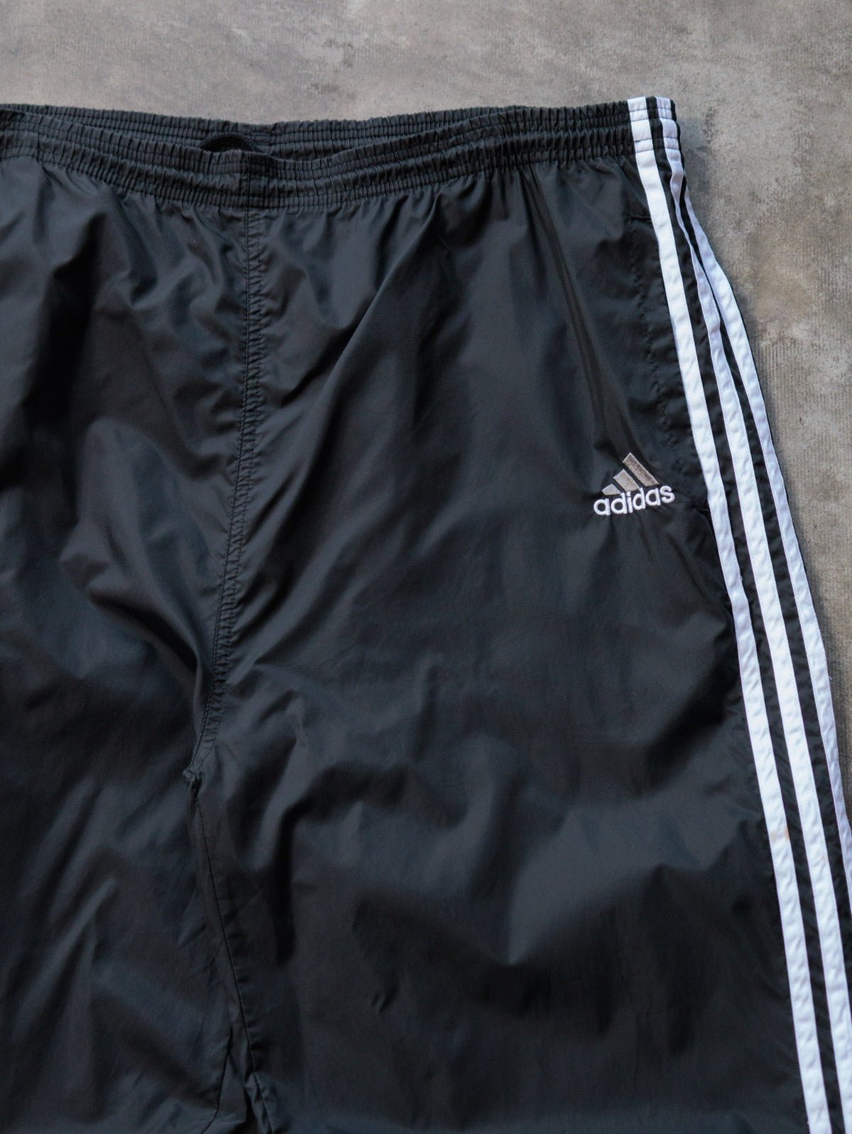 Vintage 90s Black Adidas Track Pants (XL)