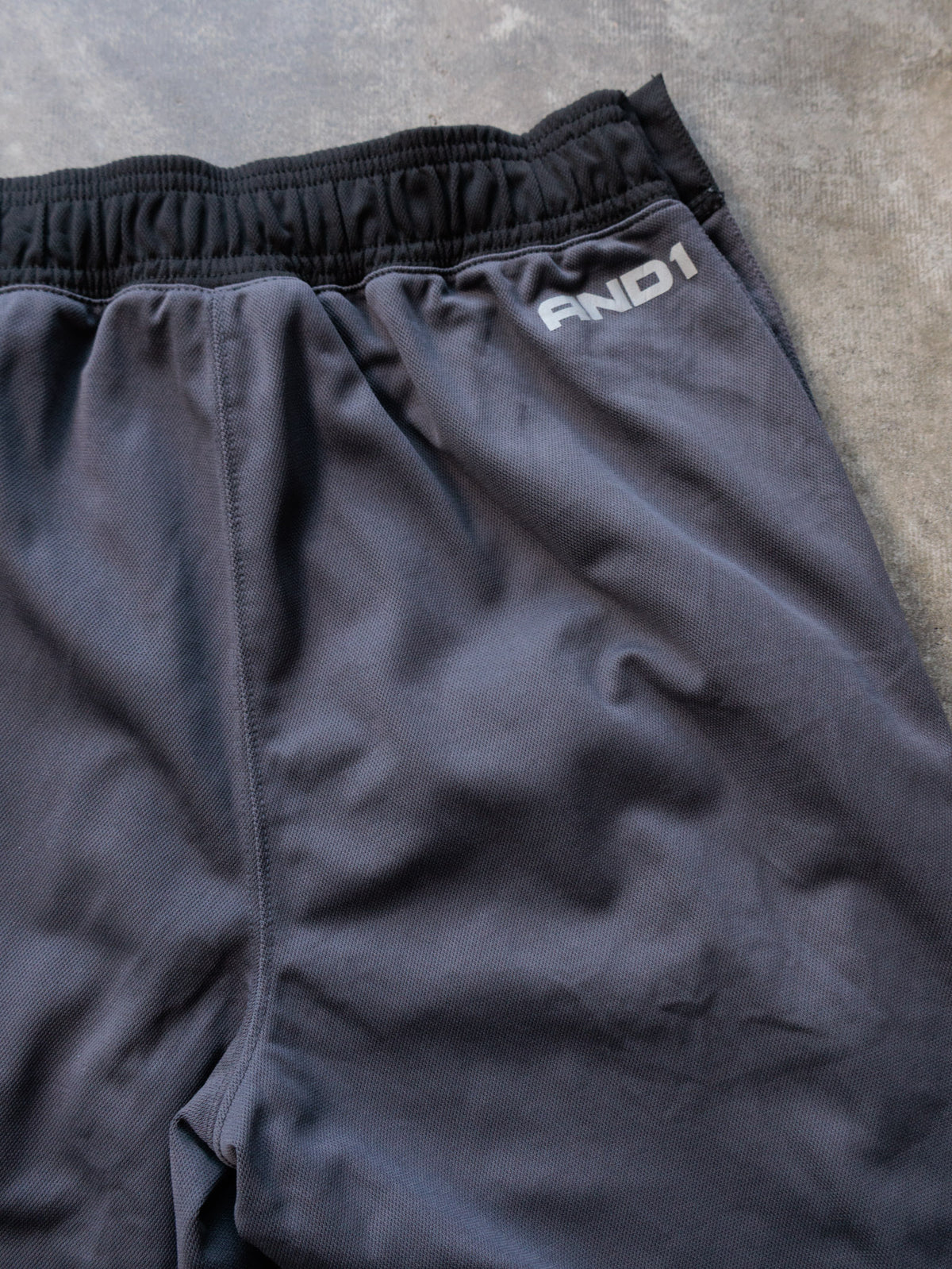 Grey AND1 Snap Track Pants (S)