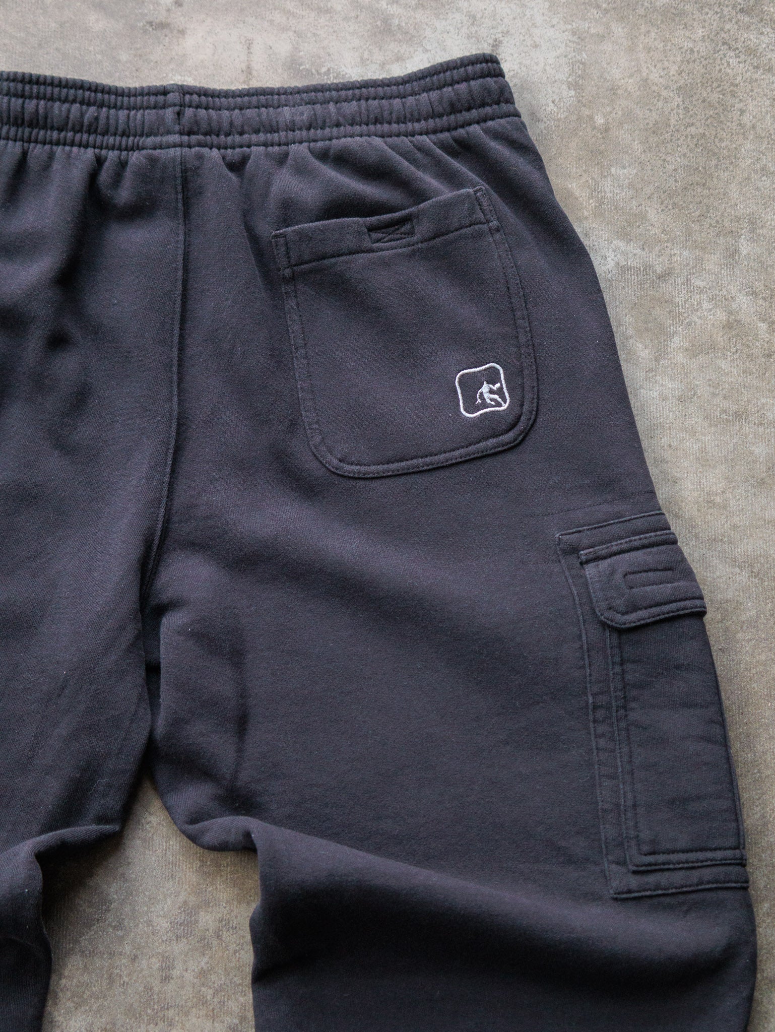 Vintage Black AND1 Cargo Sweatpants (XL)